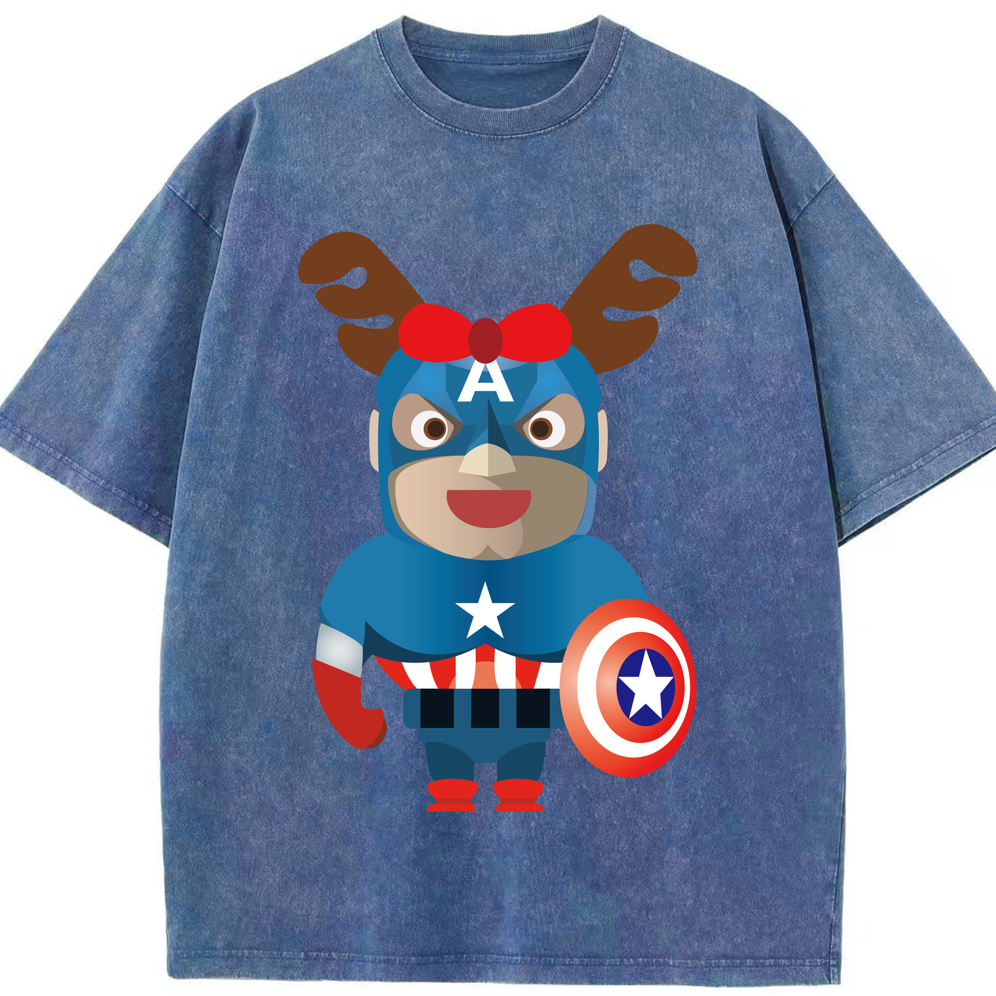 （画像用） アベンジャーズ The Avengers 綿100% ヴィンテージ風 半袖Tシャツ（フロントプリント）