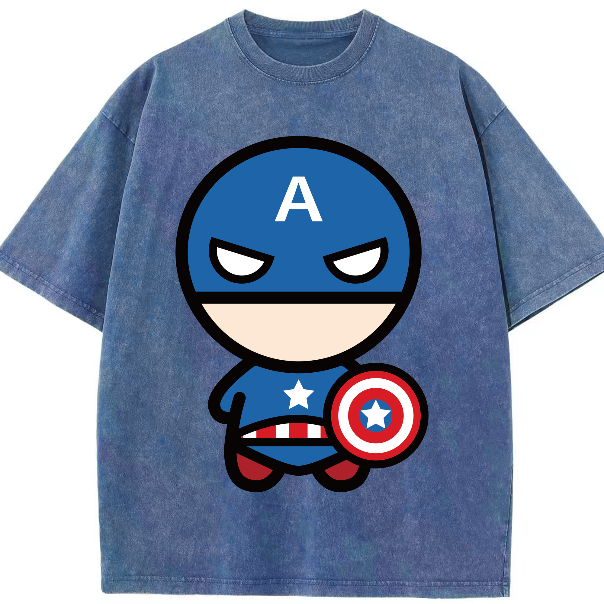 （画像用） アベンジャーズ The Avengers 綿100% ヴィンテージ風 半袖Tシャツ（フロントプリント）