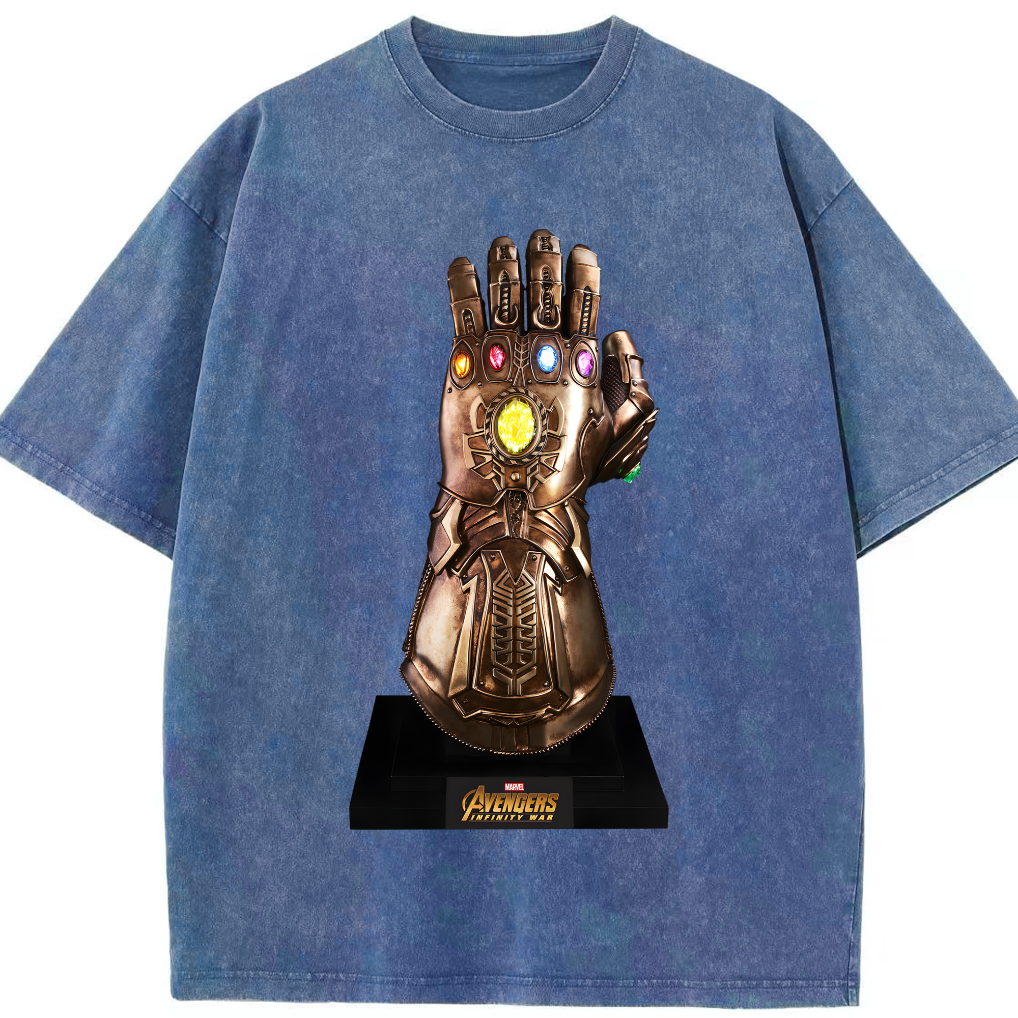（画像用） アベンジャーズ The Avengers 綿100% ヴィンテージ風 半袖Tシャツ（フロントプリント）