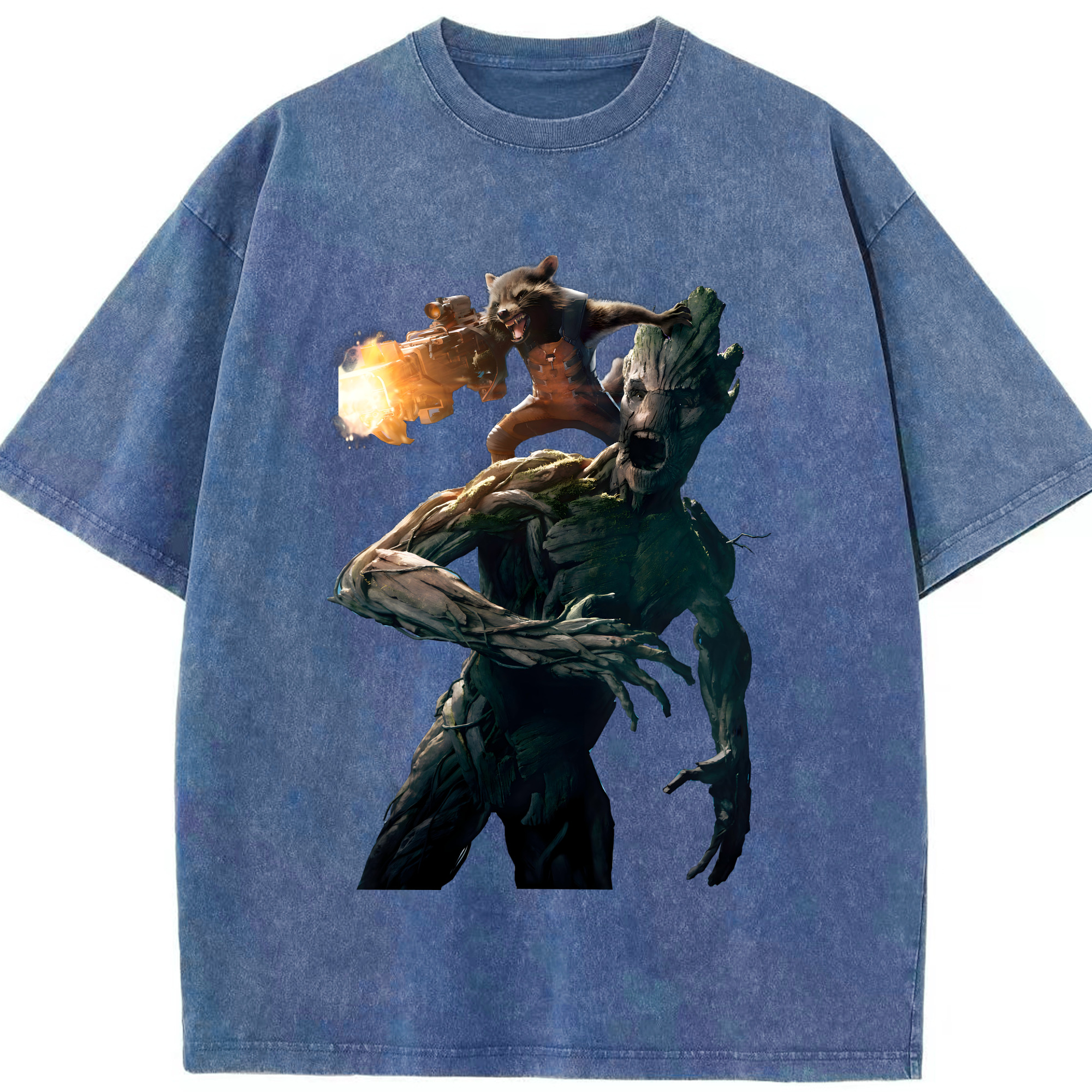 （画像用） アベンジャーズ The Avengers 綿100% ヴィンテージ風 半袖Tシャツ（フロントプリント）