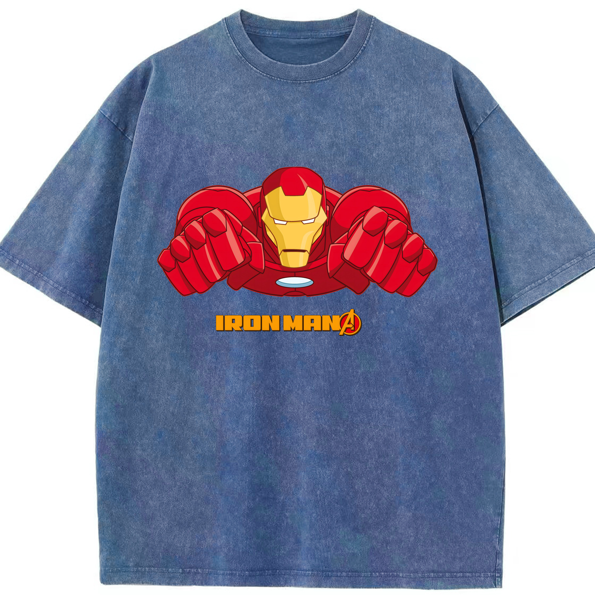 （画像用） アベンジャーズ The Avengers 綿100% ヴィンテージ風 半袖Tシャツ（フロントプリント）