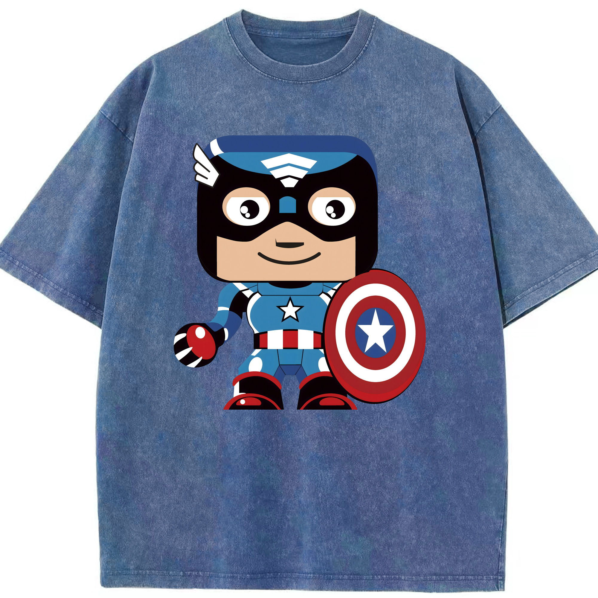 （画像用） アベンジャーズ The Avengers 綿100% ヴィンテージ風 半袖Tシャツ（フロントプリント）