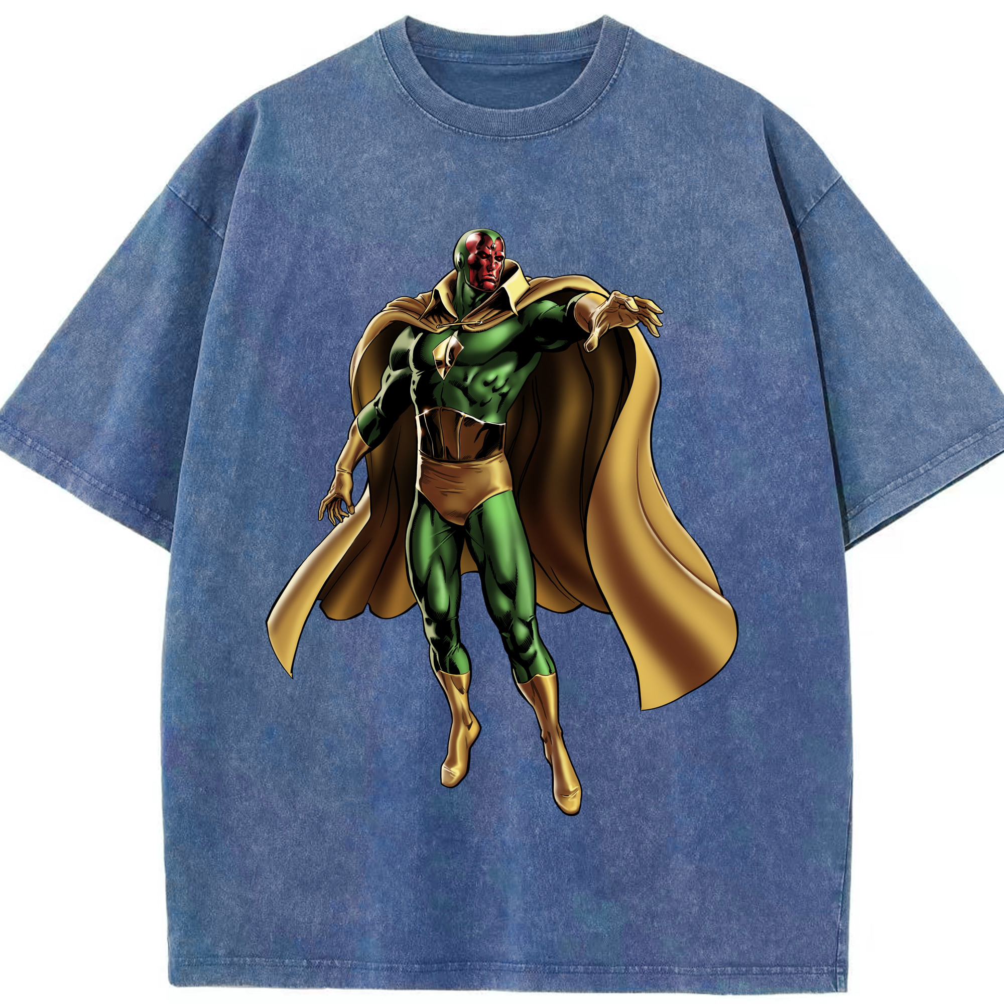 （画像用） アベンジャーズ The Avengers 綿100% ヴィンテージ風 半袖Tシャツ（フロントプリント）