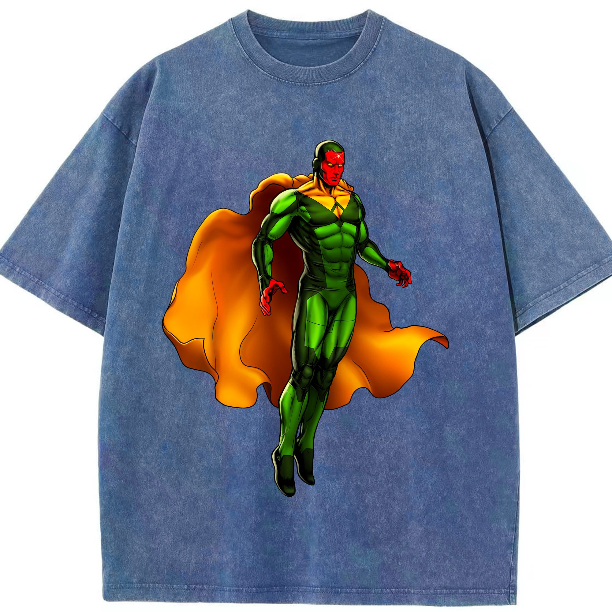 （画像用） アベンジャーズ The Avengers 綿100% ヴィンテージ風 半袖Tシャツ（フロントプリント）
