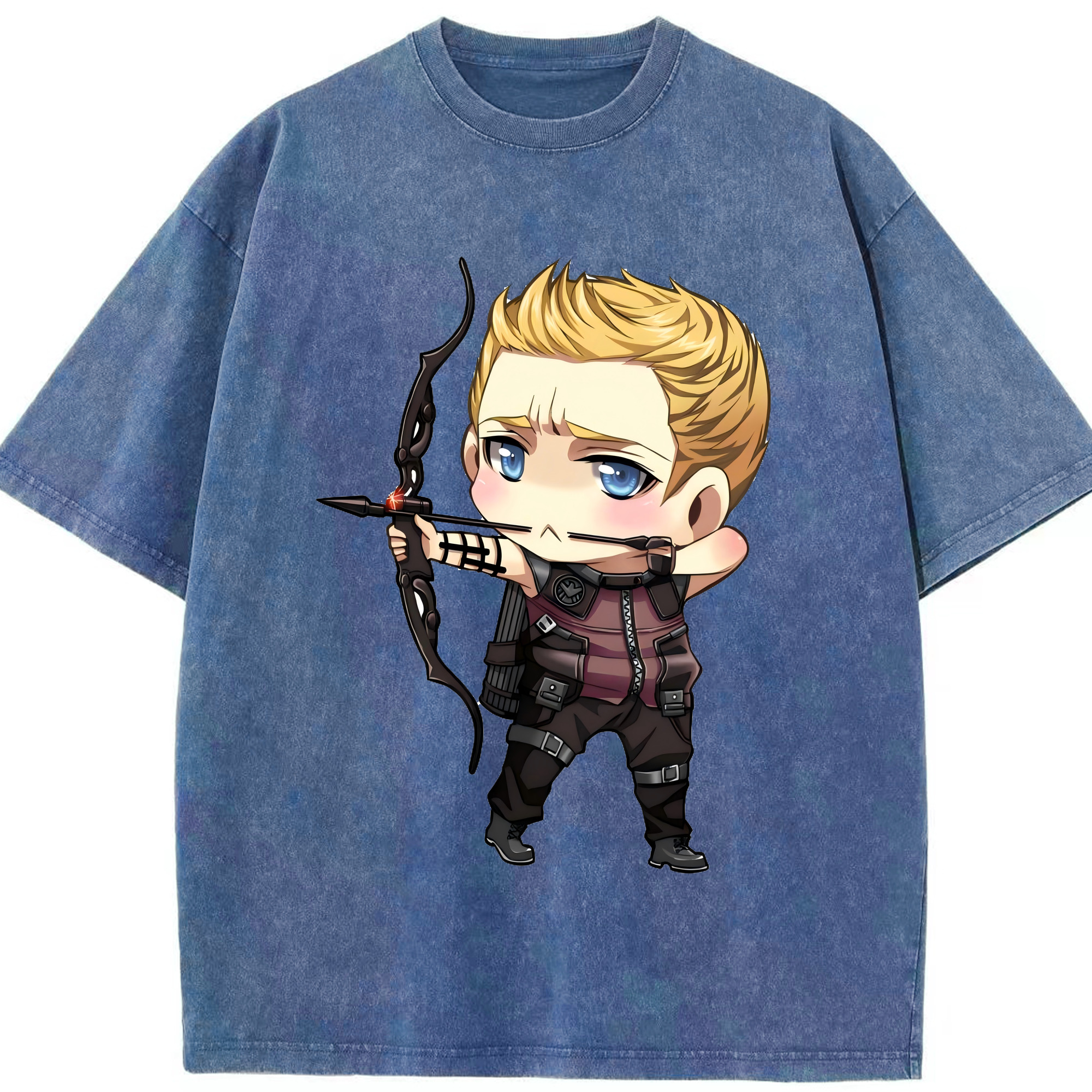 （画像用） アベンジャーズ The Avengers 綿100% ヴィンテージ風 半袖Tシャツ（フロントプリント）