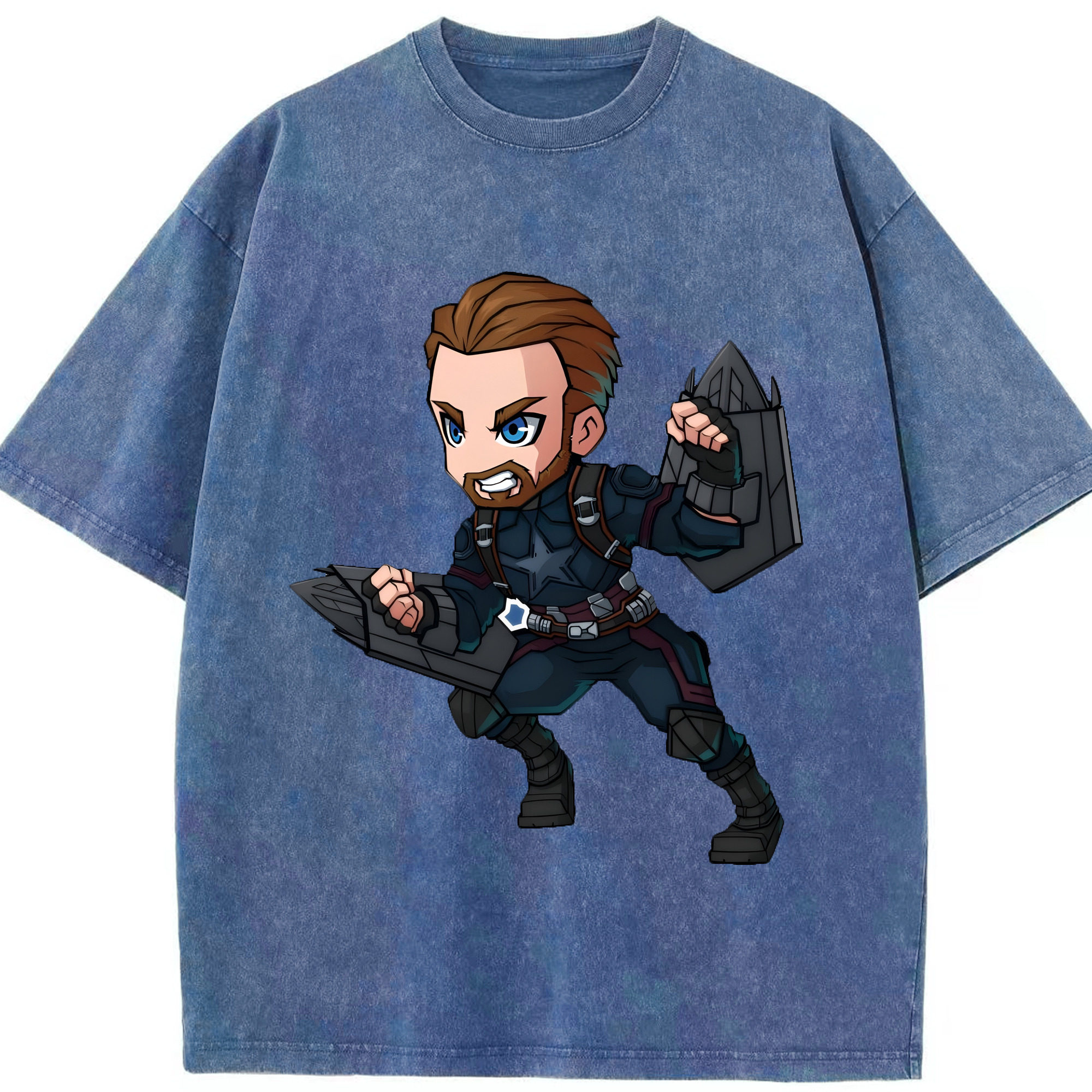 （画像用） アベンジャーズ The Avengers 綿100% ヴィンテージ風 半袖Tシャツ（フロントプリント）