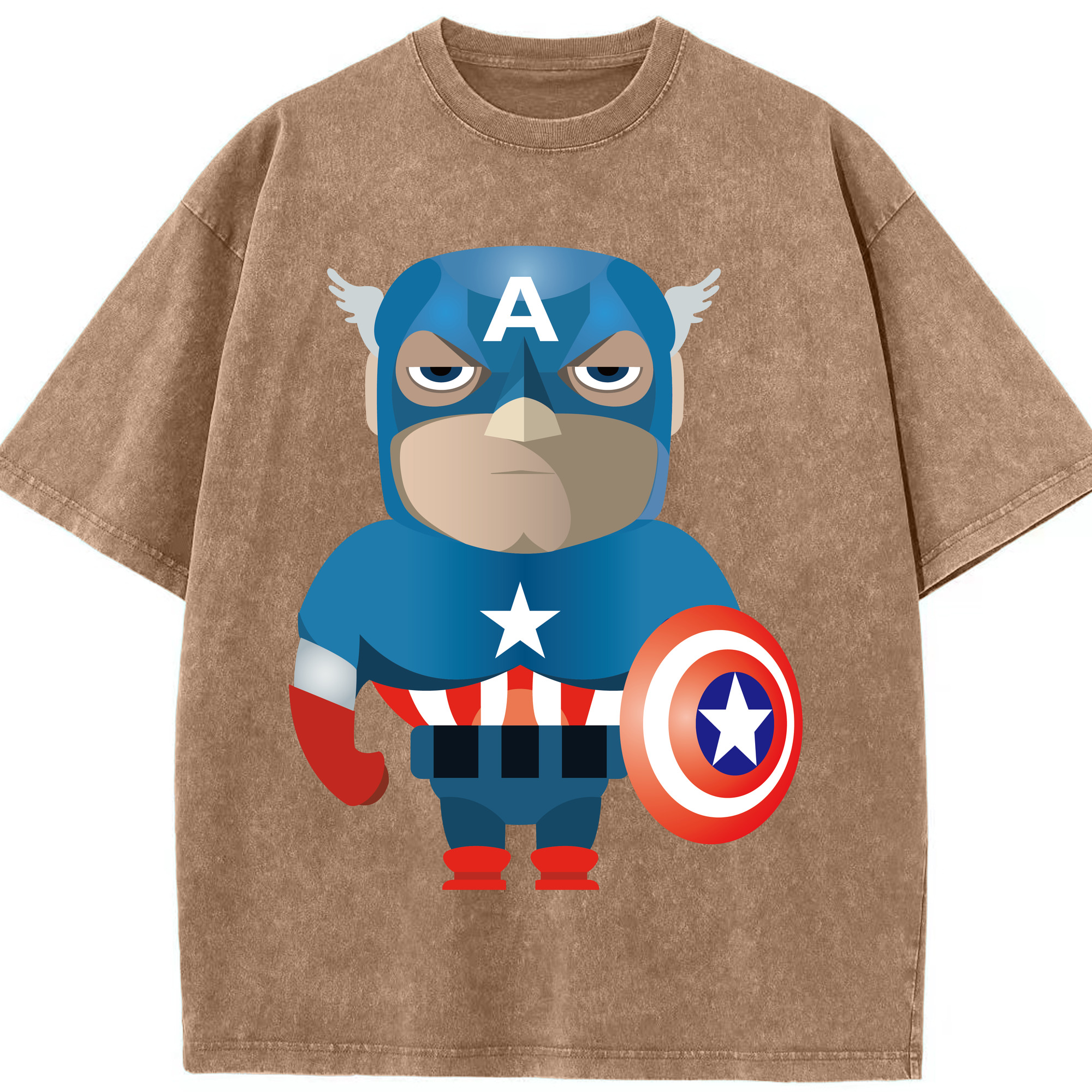 （画像用） アベンジャーズ The Avengers 綿100% ヴィンテージ風 半袖Tシャツ（フロントプリント）