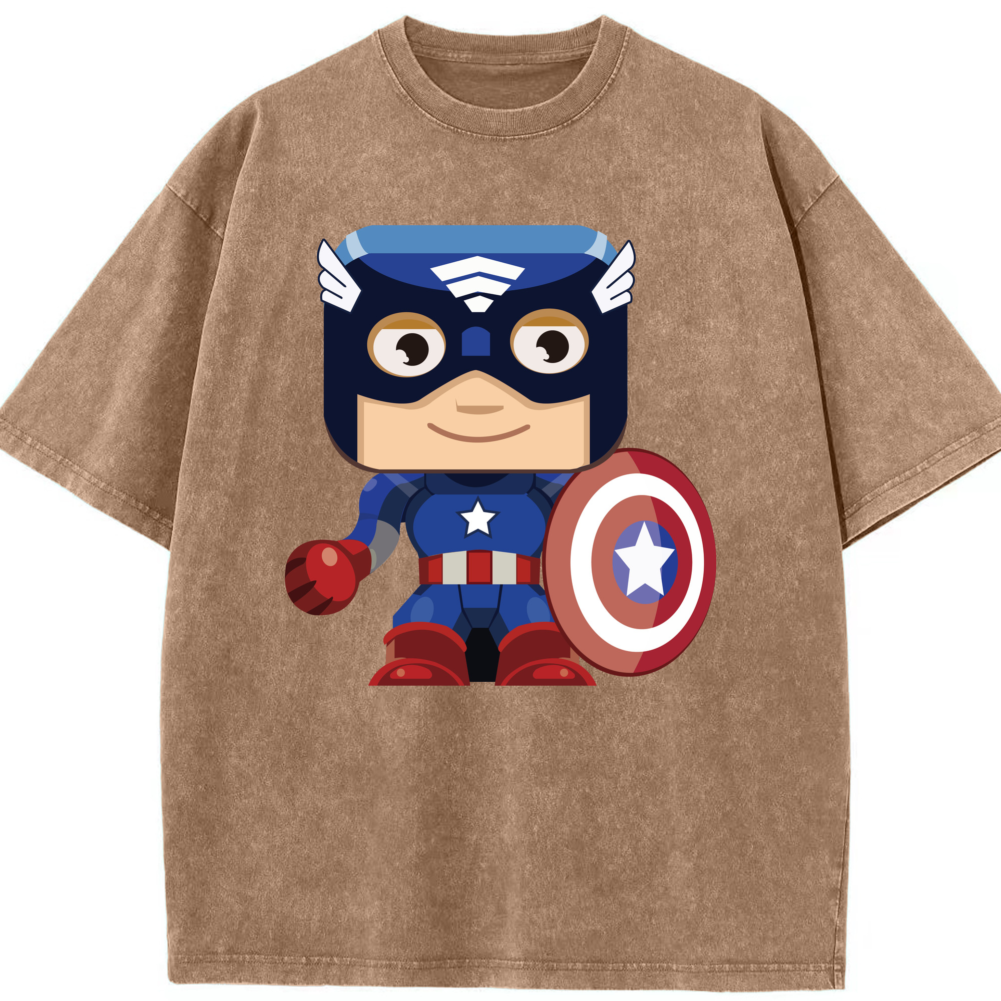 （画像用） アベンジャーズ The Avengers 綿100% ヴィンテージ風 半袖Tシャツ（フロントプリント）