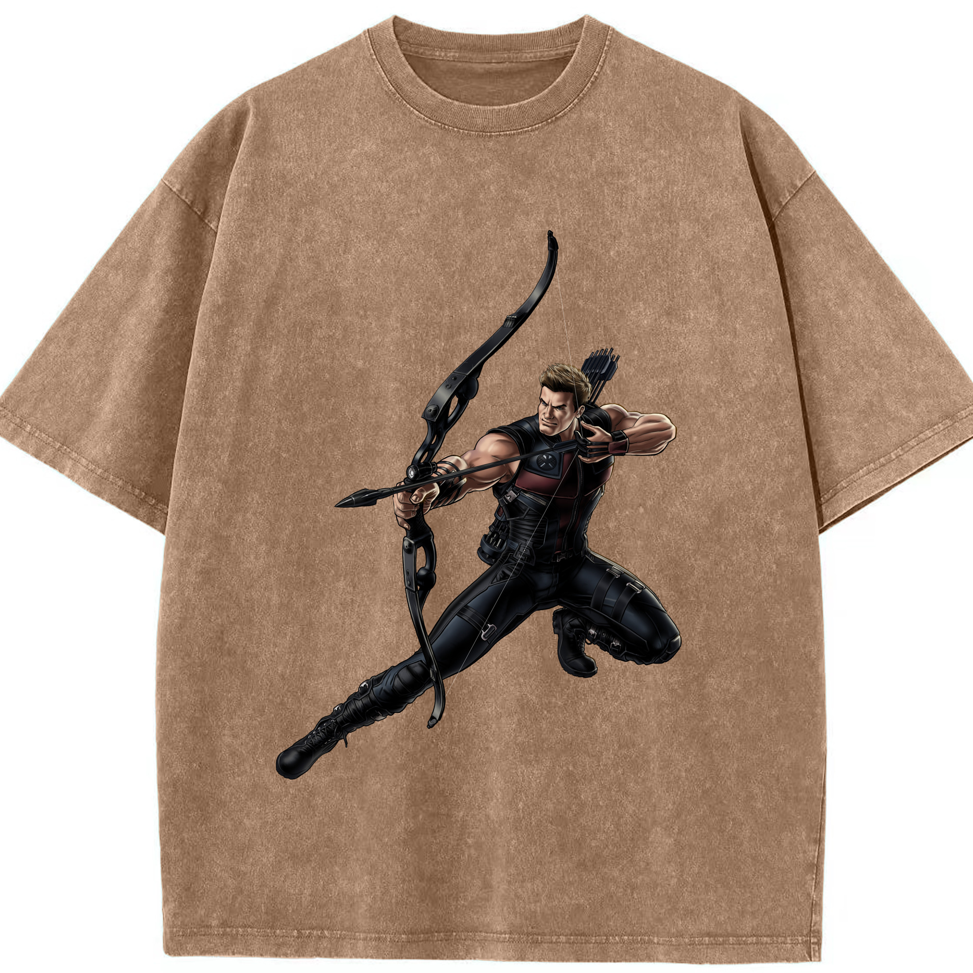 （画像用） アベンジャーズ The Avengers 綿100% ヴィンテージ風 半袖Tシャツ（フロントプリント）