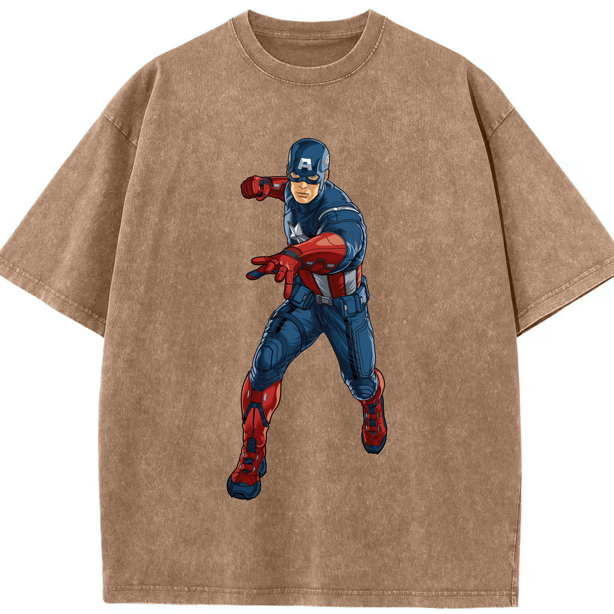 （画像用） アベンジャーズ The Avengers 綿100% ヴィンテージ風 半袖Tシャツ（フロントプリント）