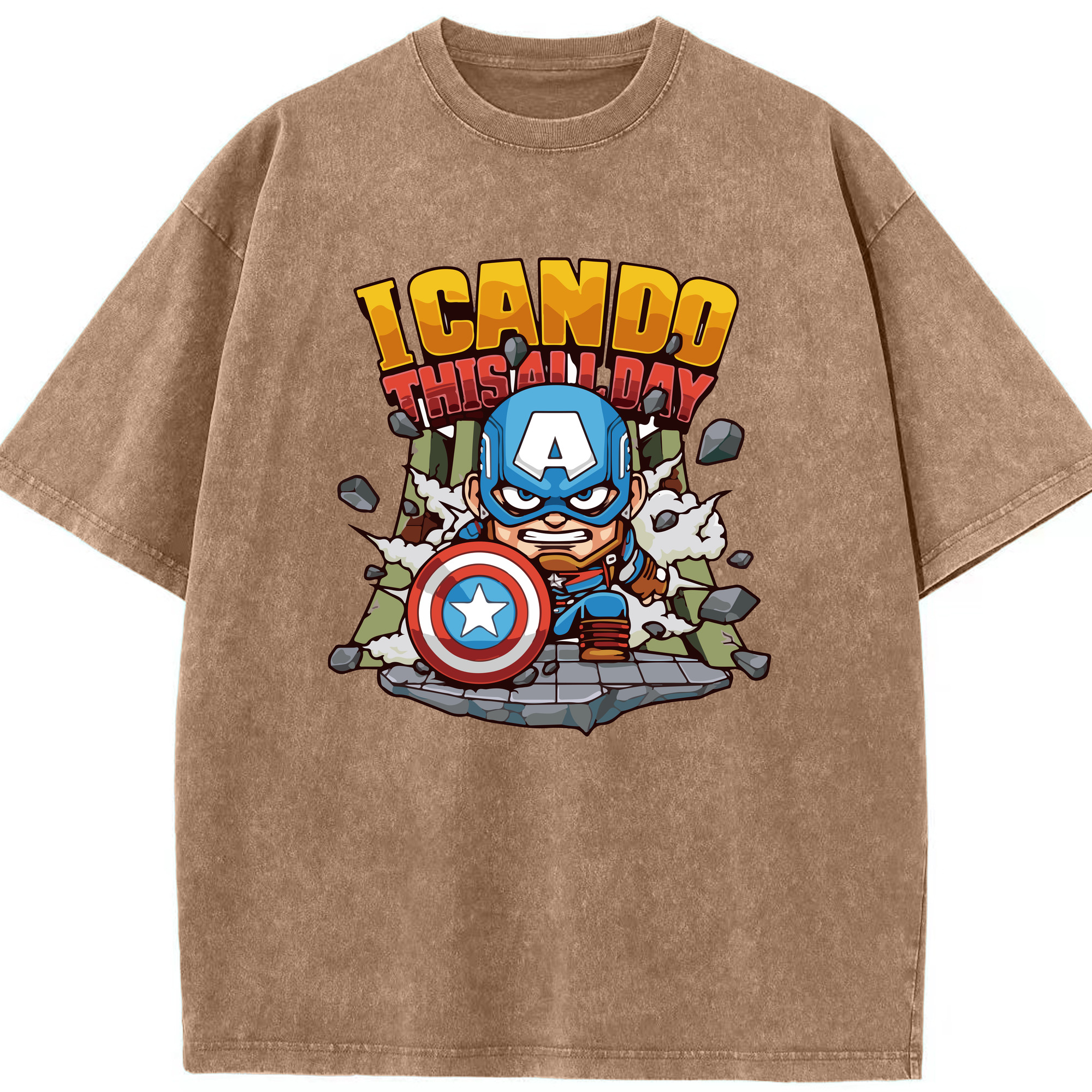 （画像用） アベンジャーズ The Avengers 綿100% ヴィンテージ風 半袖Tシャツ（フロントプリント）