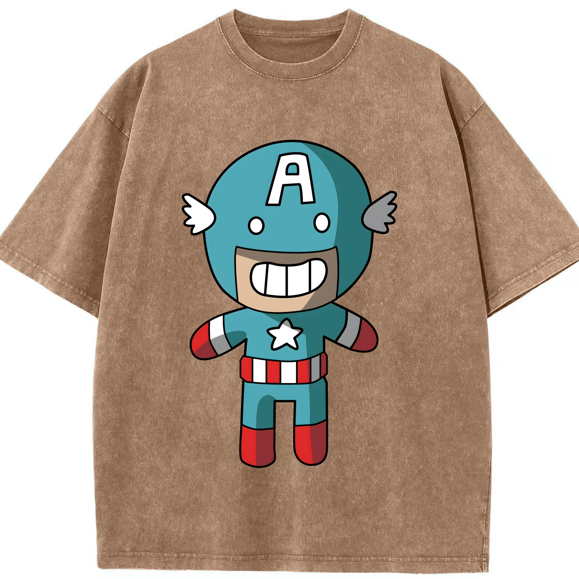 （画像用） アベンジャーズ The Avengers 綿100% ヴィンテージ風 半袖Tシャツ（フロントプリント）