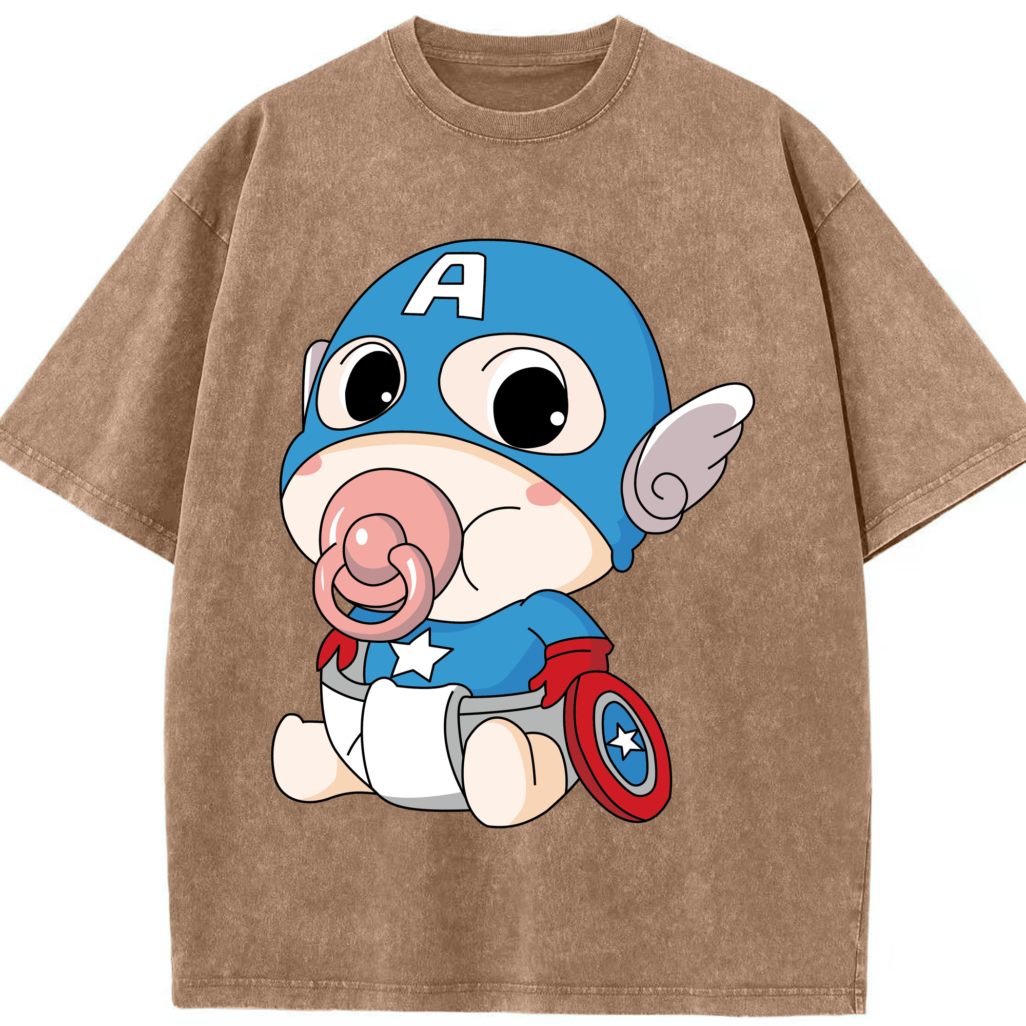 （画像用） アベンジャーズ The Avengers 綿100% ヴィンテージ風 半袖Tシャツ（フロントプリント）