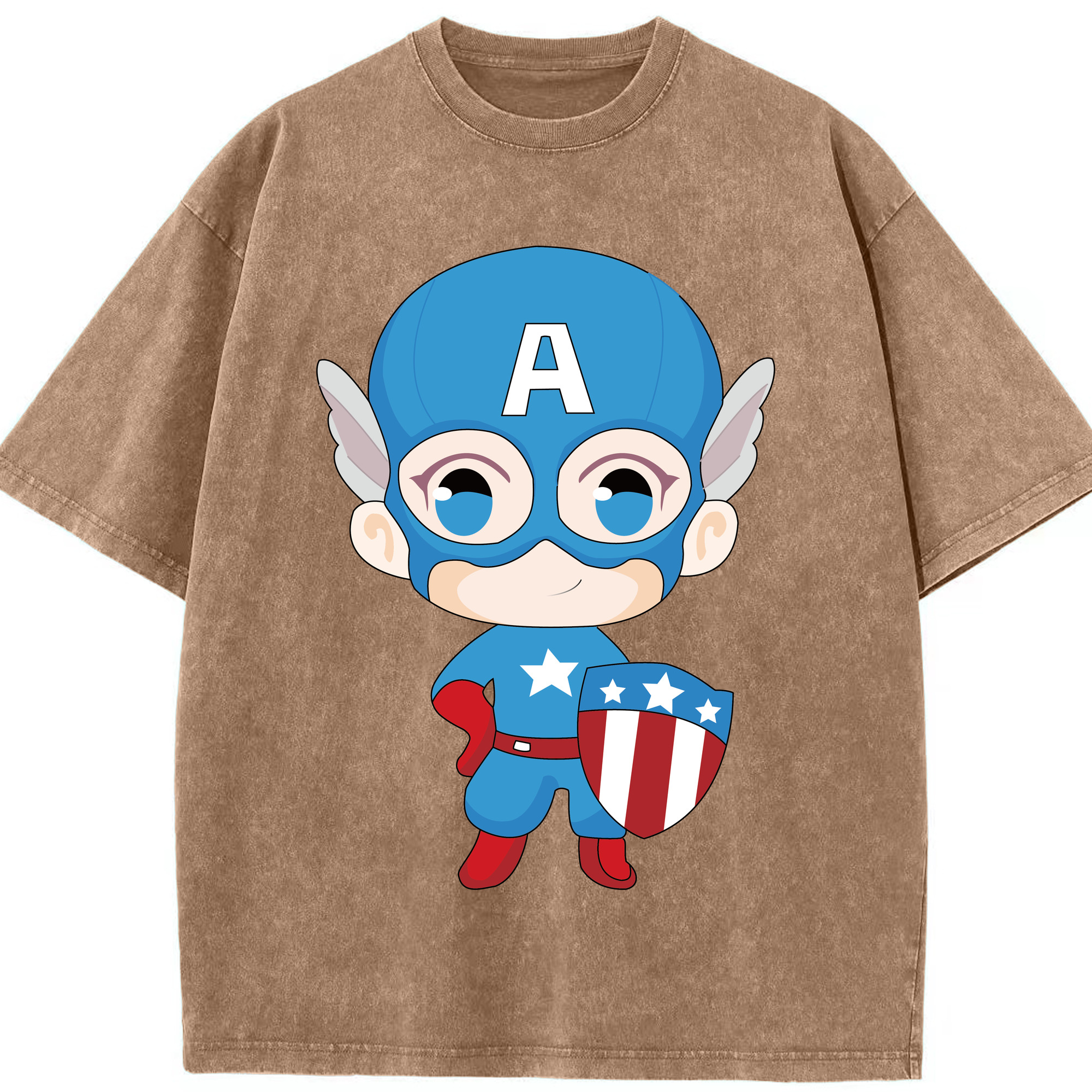 （画像用） アベンジャーズ The Avengers 綿100% ヴィンテージ風 半袖Tシャツ（フロントプリント）