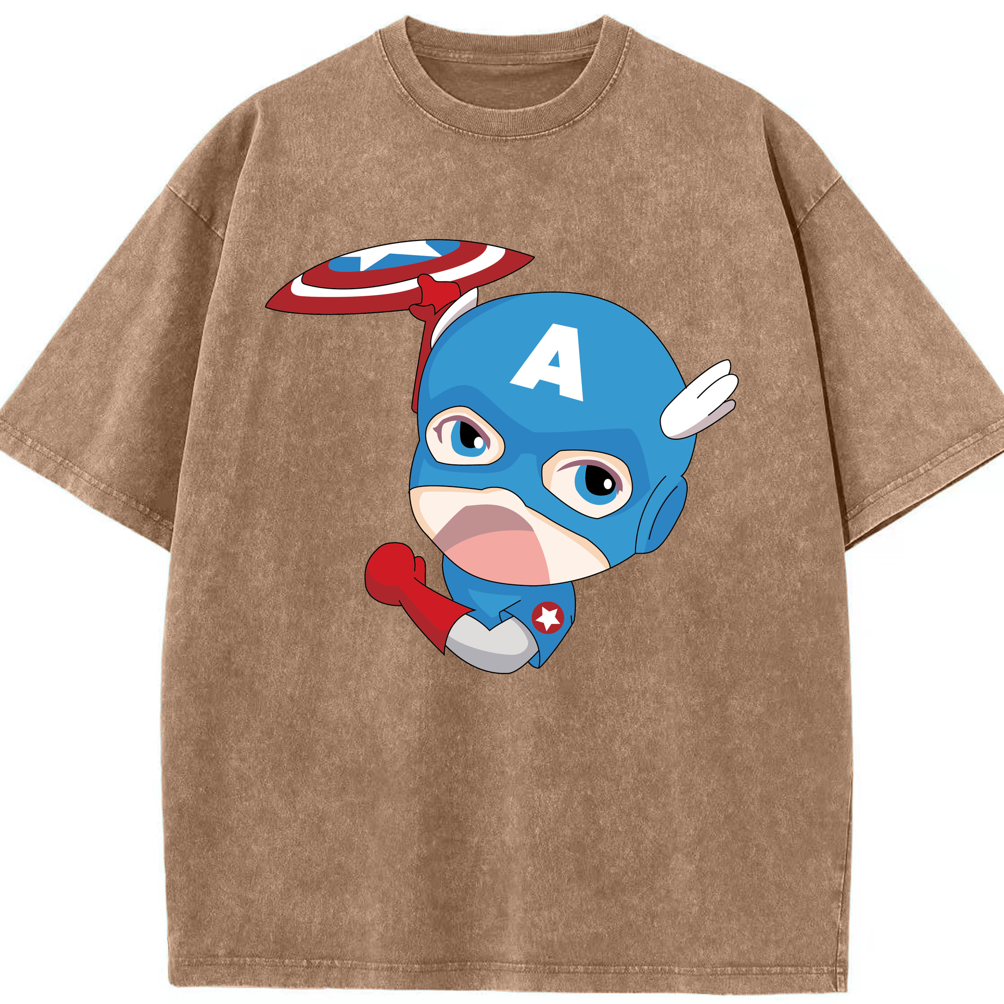 （画像用） アベンジャーズ The Avengers 綿100% ヴィンテージ風 半袖Tシャツ（フロントプリント）