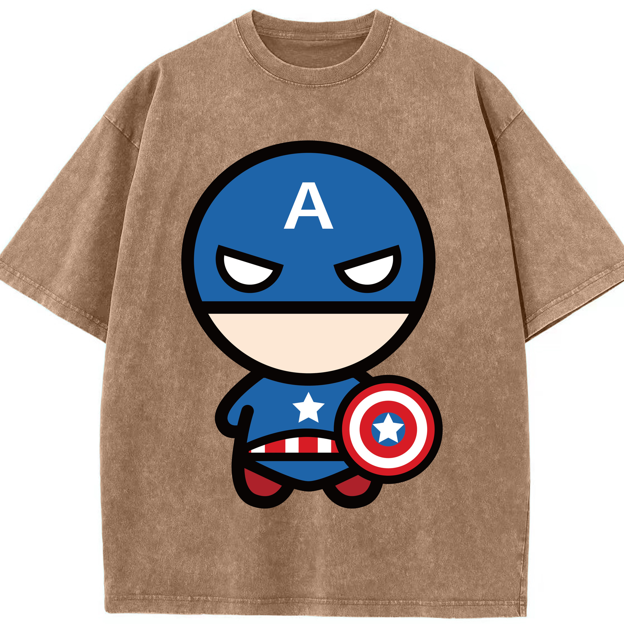 （画像用） アベンジャーズ The Avengers 綿100% ヴィンテージ風 半袖Tシャツ（フロントプリント）