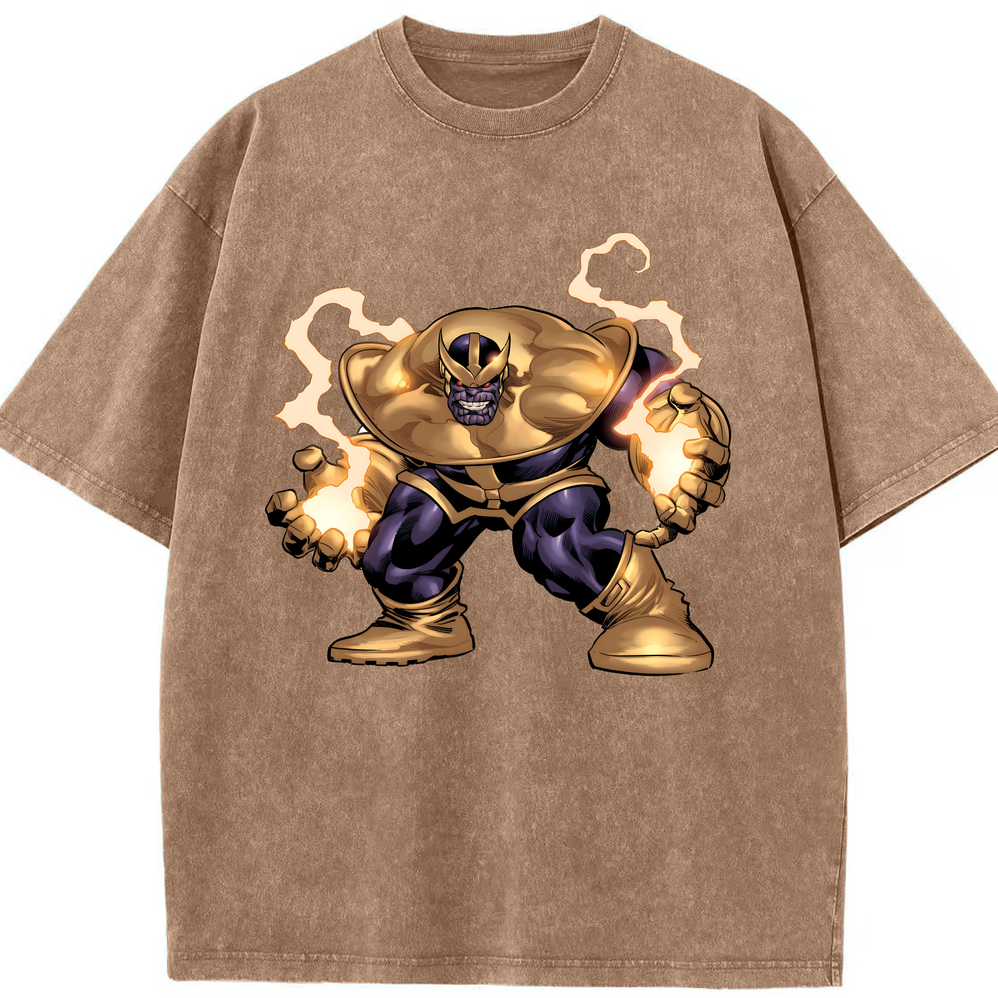 （画像用） アベンジャーズ The Avengers 綿100% ヴィンテージ風 半袖Tシャツ（フロントプリント）