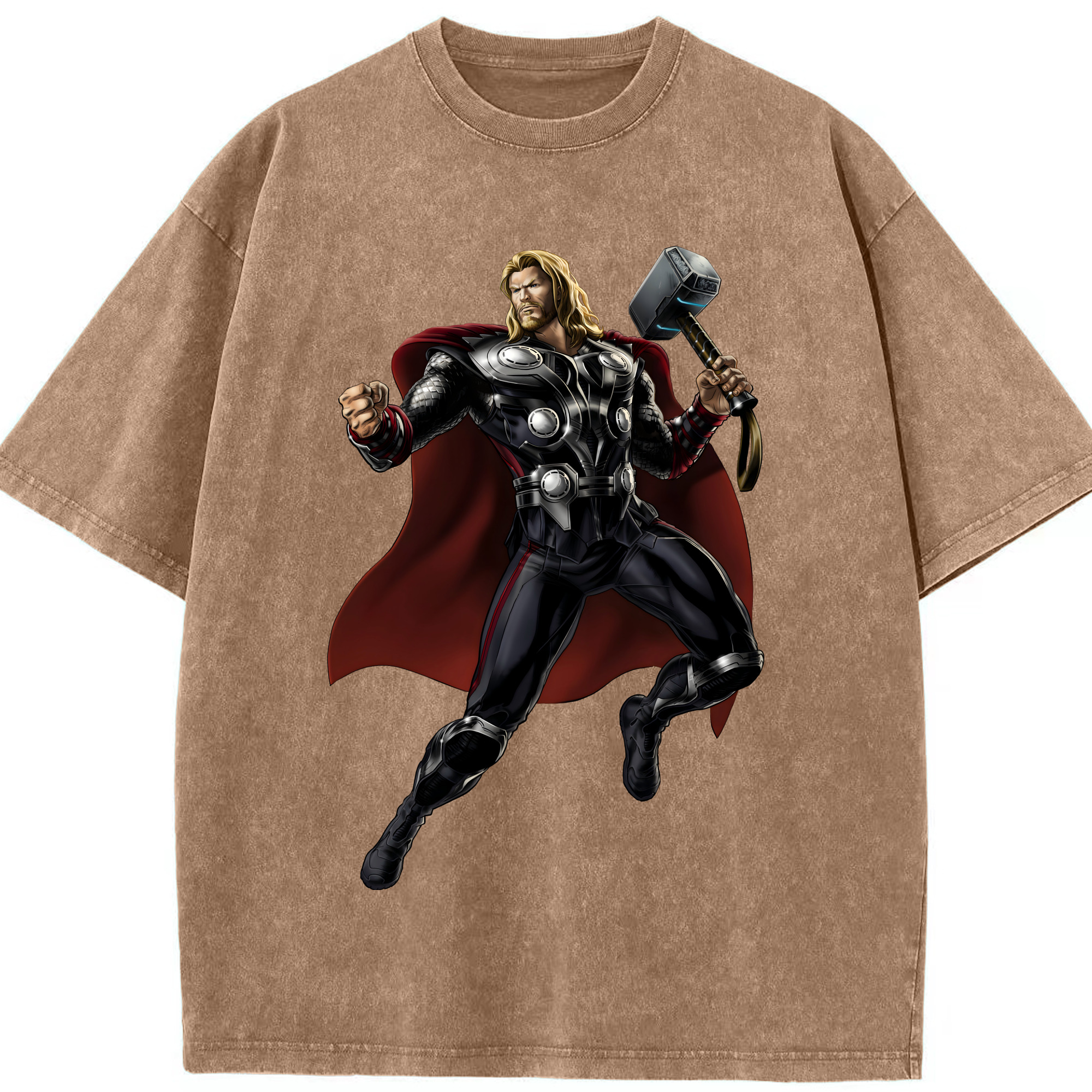 （画像用） アベンジャーズ The Avengers 綿100% ヴィンテージ風 半袖Tシャツ（フロントプリント）