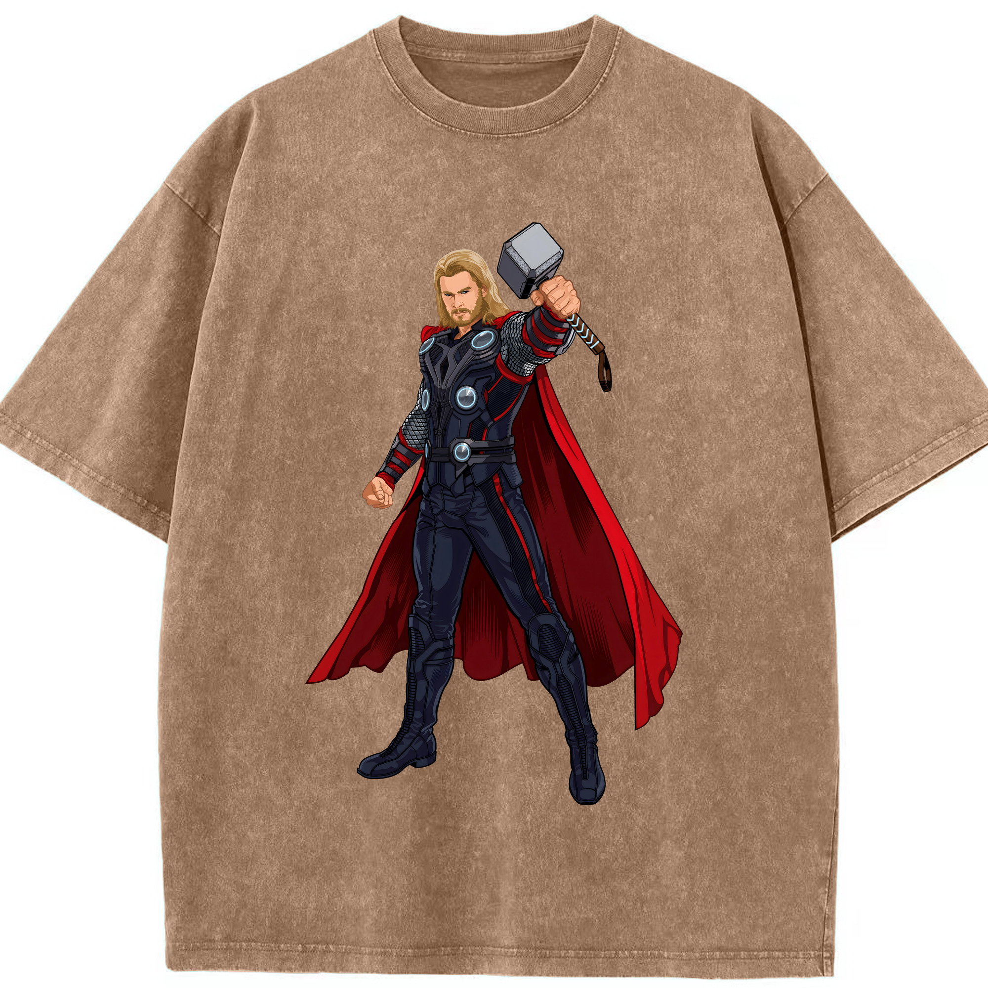 （画像用） アベンジャーズ The Avengers 綿100% ヴィンテージ風 半袖Tシャツ（フロントプリント）