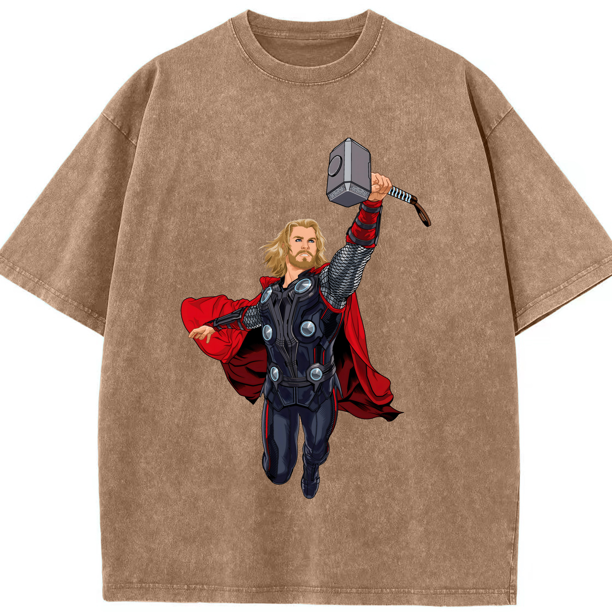 （画像用） アベンジャーズ The Avengers 綿100% ヴィンテージ風 半袖Tシャツ（フロントプリント）
