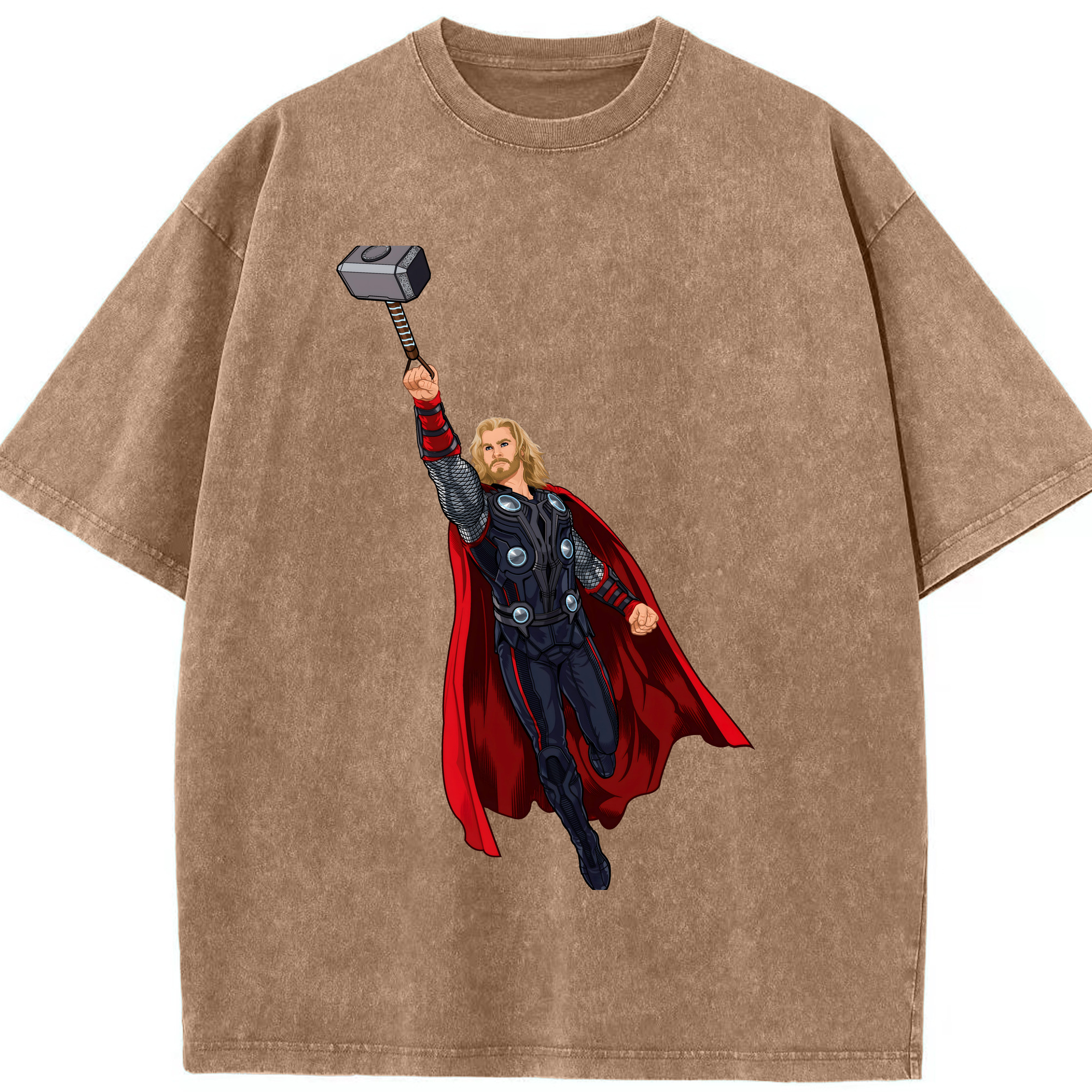 （画像用） アベンジャーズ The Avengers 綿100% ヴィンテージ風 半袖Tシャツ（フロントプリント）