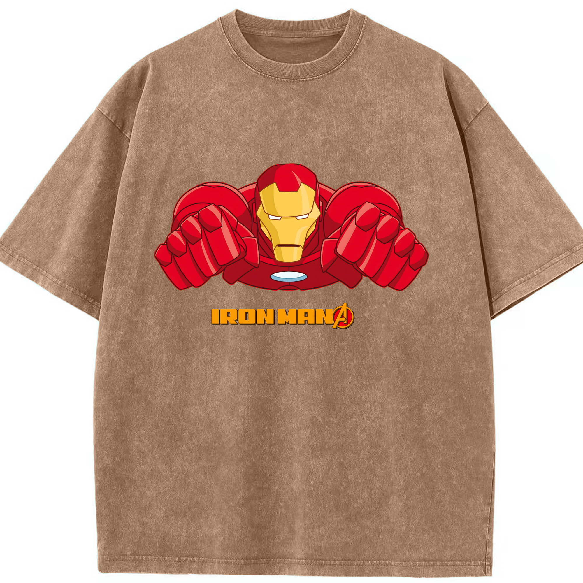 （画像用） アベンジャーズ The Avengers 綿100% ヴィンテージ風 半袖Tシャツ（フロントプリント）