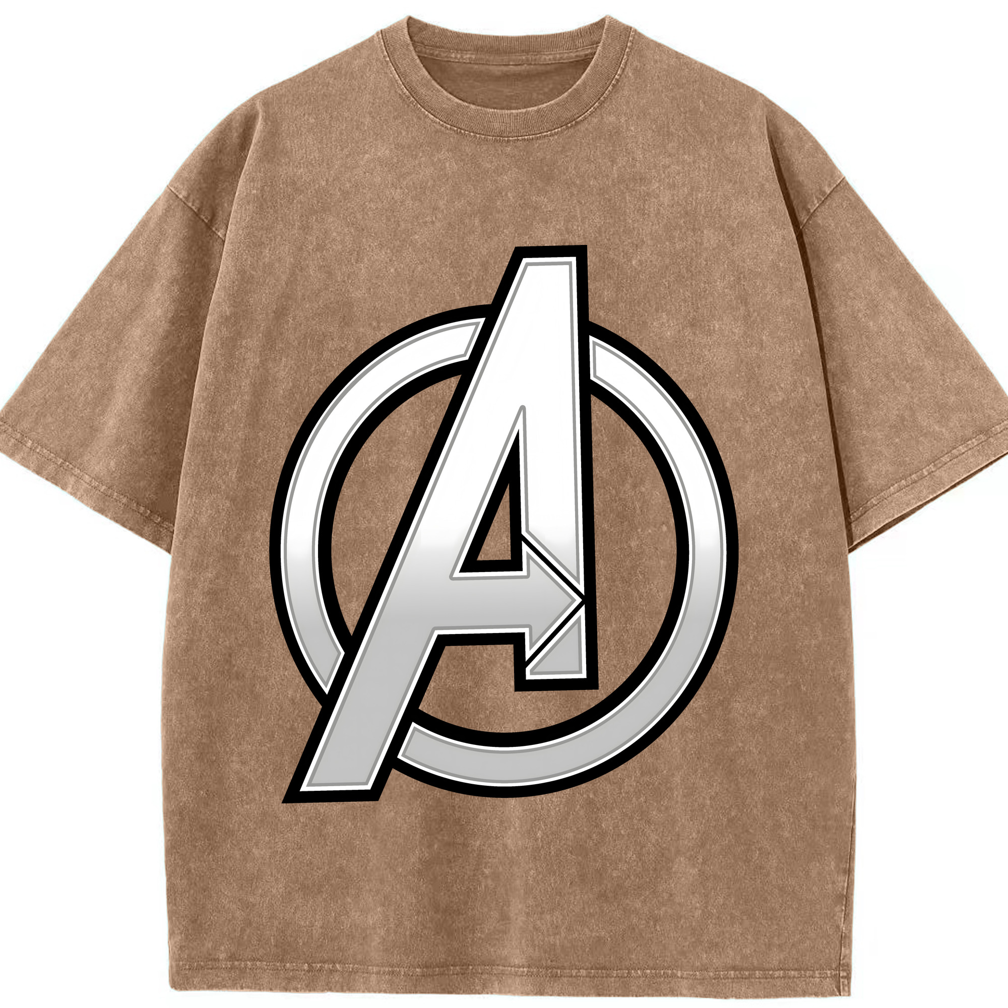アベンジャーズ The Avengers 綿100% ヴィンテージ風 半袖Tシャツ（フロントプリント）