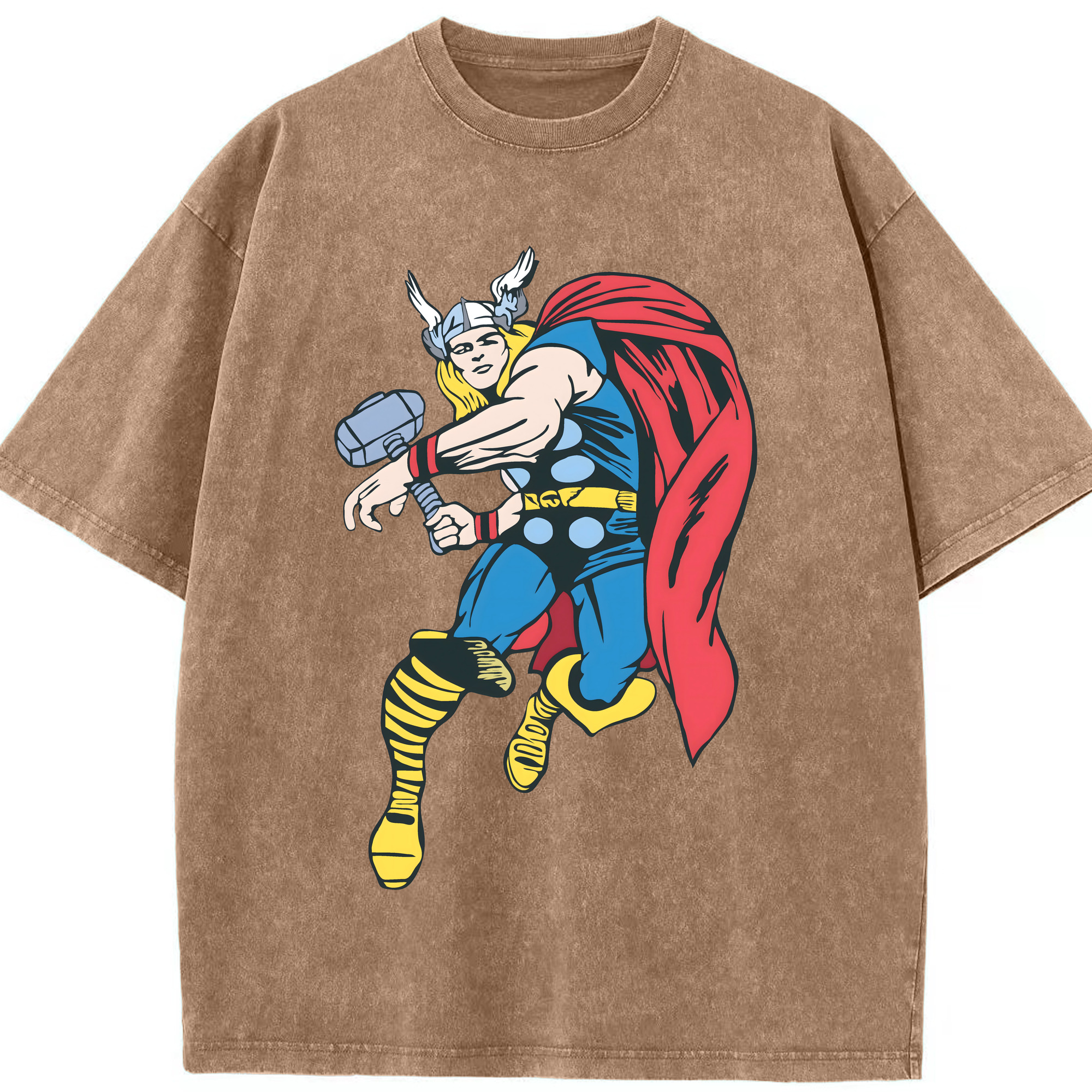 （画像用） アベンジャーズ The Avengers 綿100% ヴィンテージ風 半袖Tシャツ（フロントプリント）