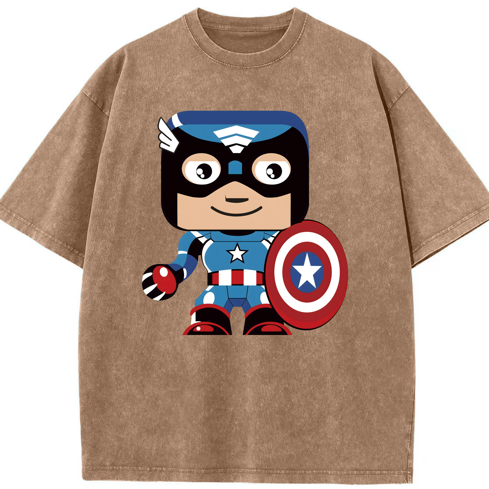 （画像用） アベンジャーズ The Avengers 綿100% ヴィンテージ風 半袖Tシャツ（フロントプリント）