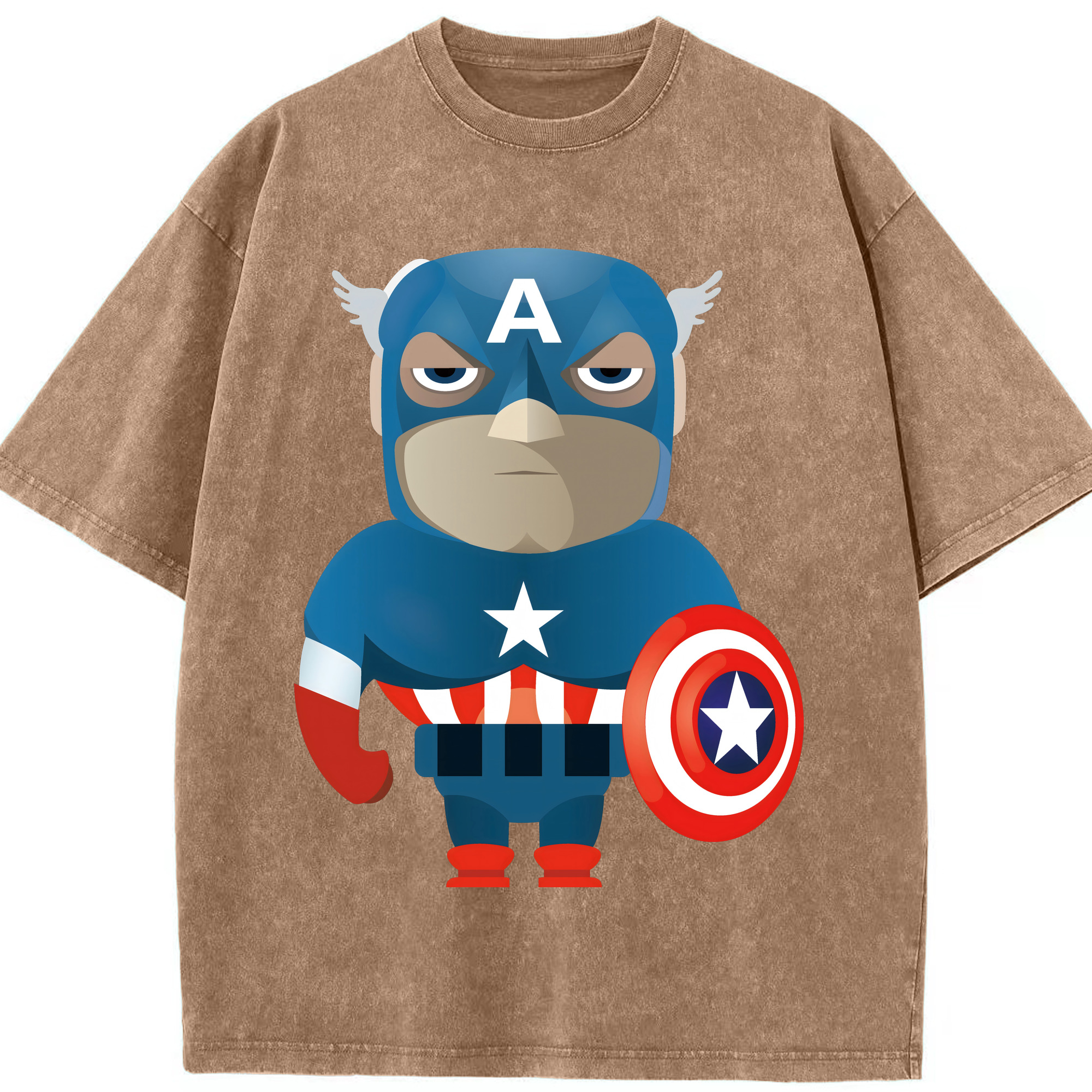 （画像用） アベンジャーズ The Avengers 綿100% ヴィンテージ風 半袖Tシャツ（フロントプリント）