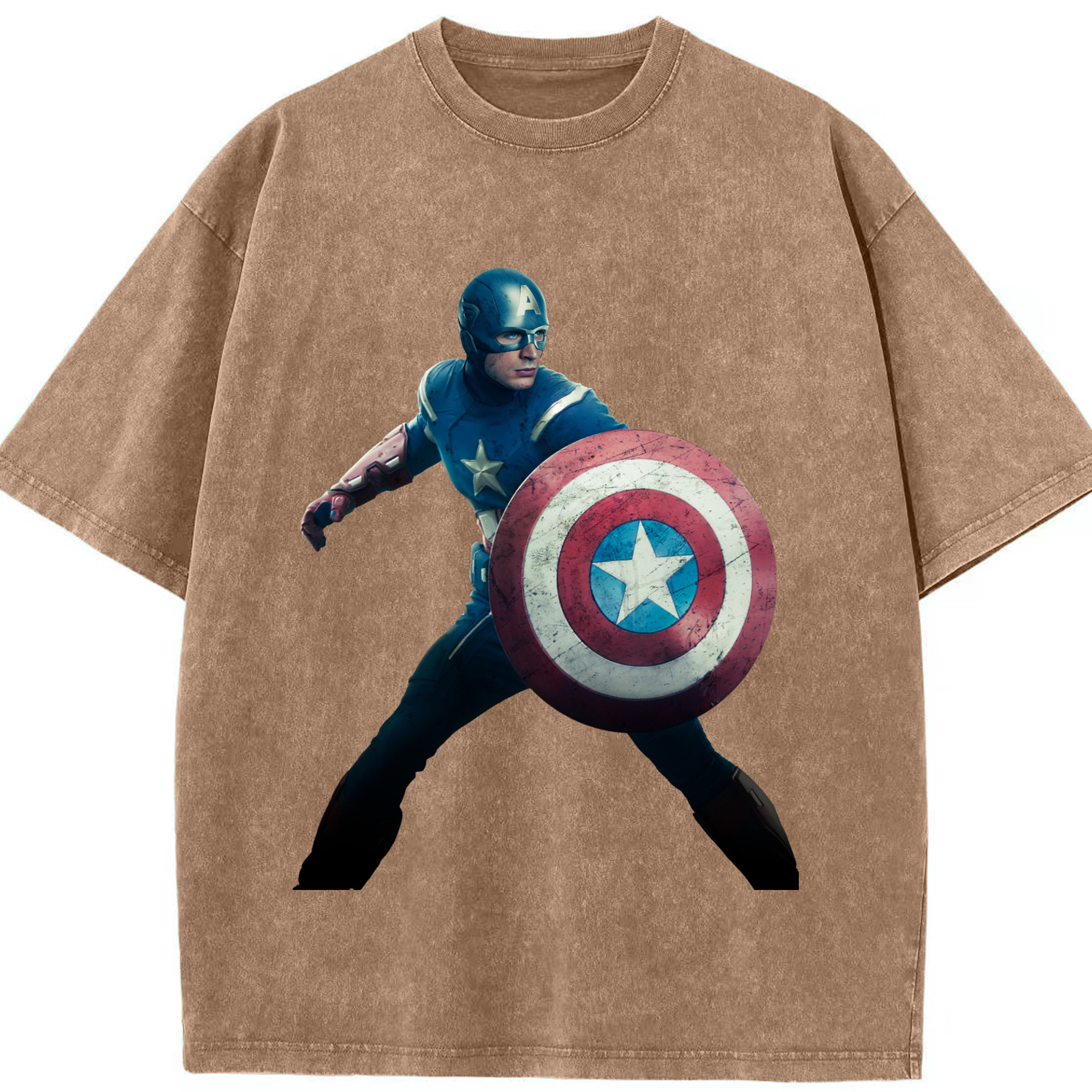 （画像用） アベンジャーズ The Avengers 綿100% ヴィンテージ風 半袖Tシャツ（フロントプリント）