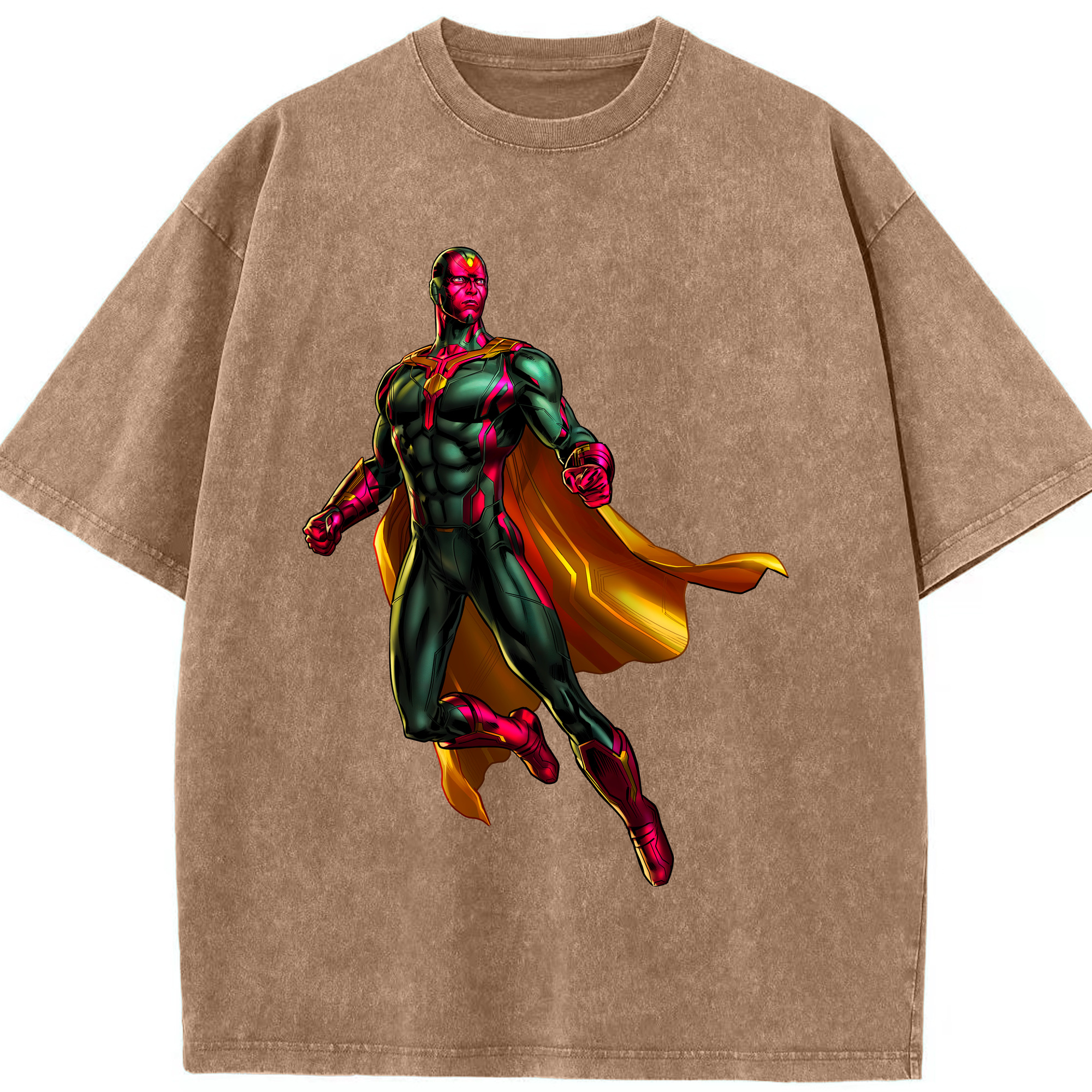 （画像用） アベンジャーズ The Avengers 綿100% ヴィンテージ風 半袖Tシャツ（フロントプリント）