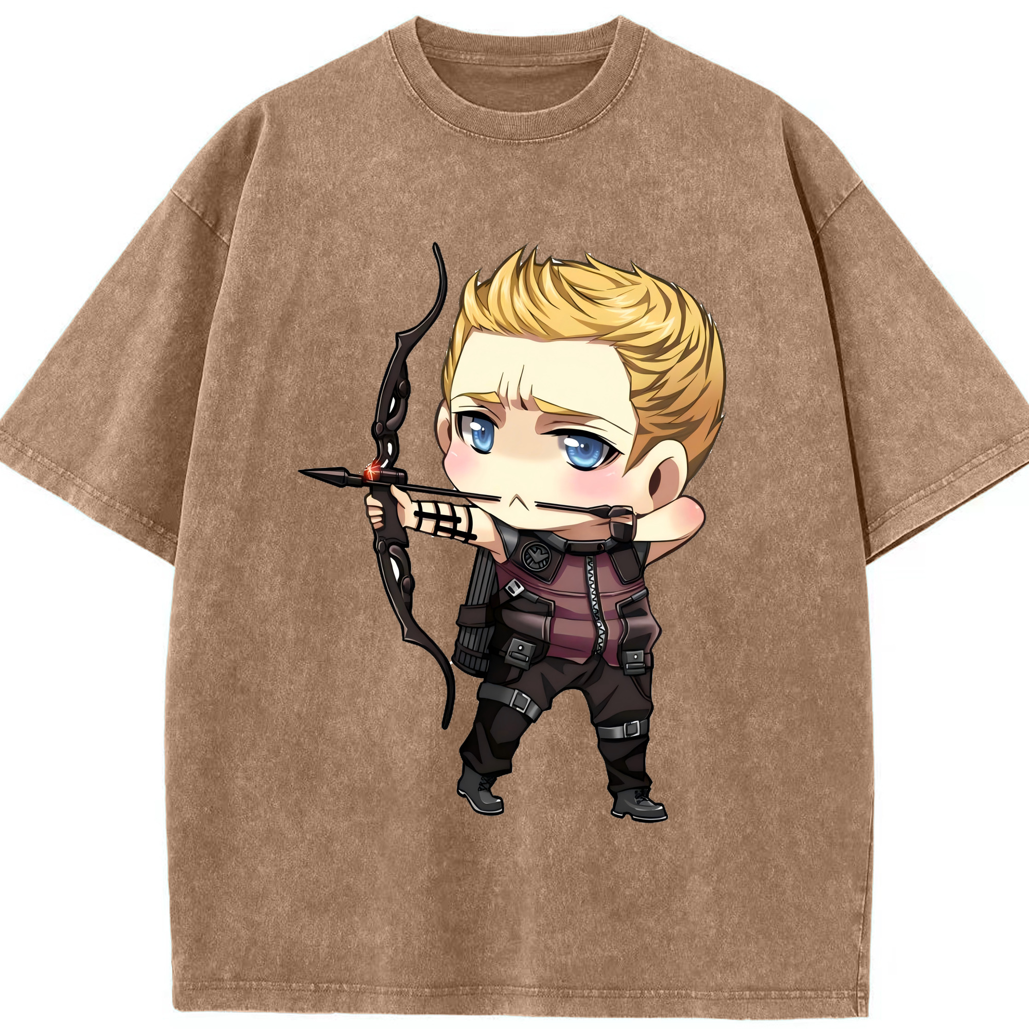 （画像用） アベンジャーズ The Avengers 綿100% ヴィンテージ風 半袖Tシャツ（フロントプリント）