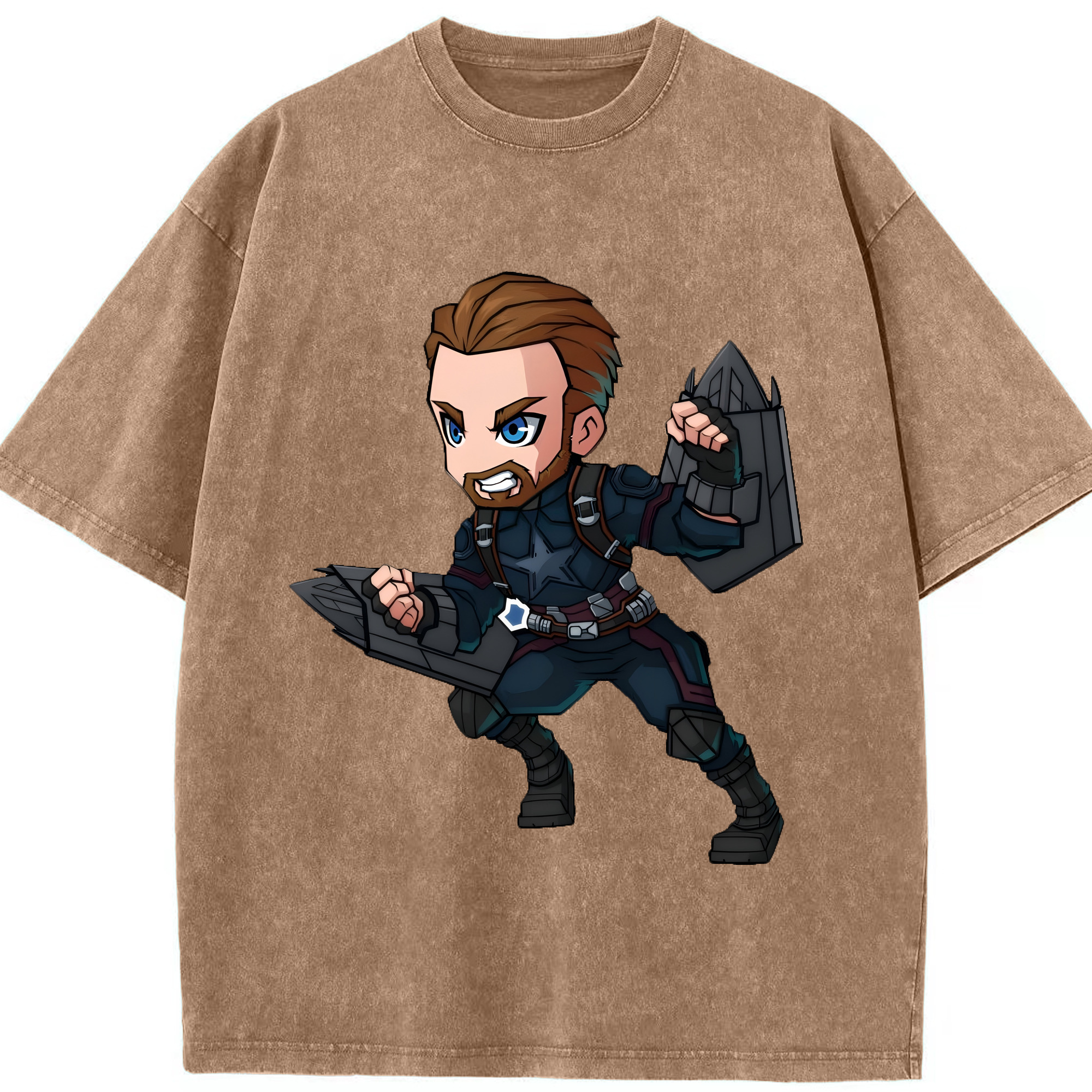 （画像用） アベンジャーズ The Avengers 綿100% ヴィンテージ風 半袖Tシャツ（フロントプリント）