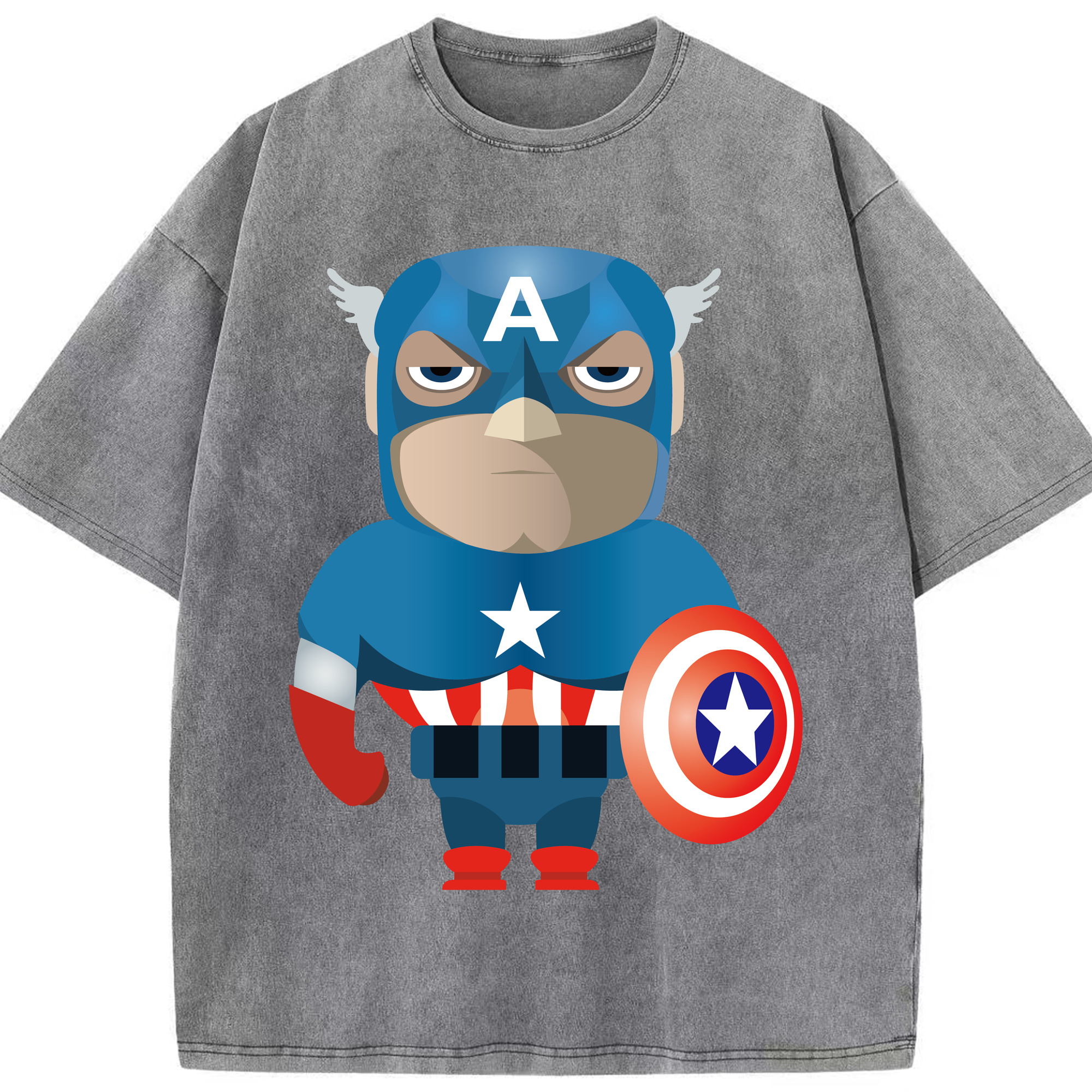 （画像用） アベンジャーズ The Avengers 綿100% ヴィンテージ風 半袖Tシャツ（フロントプリント）