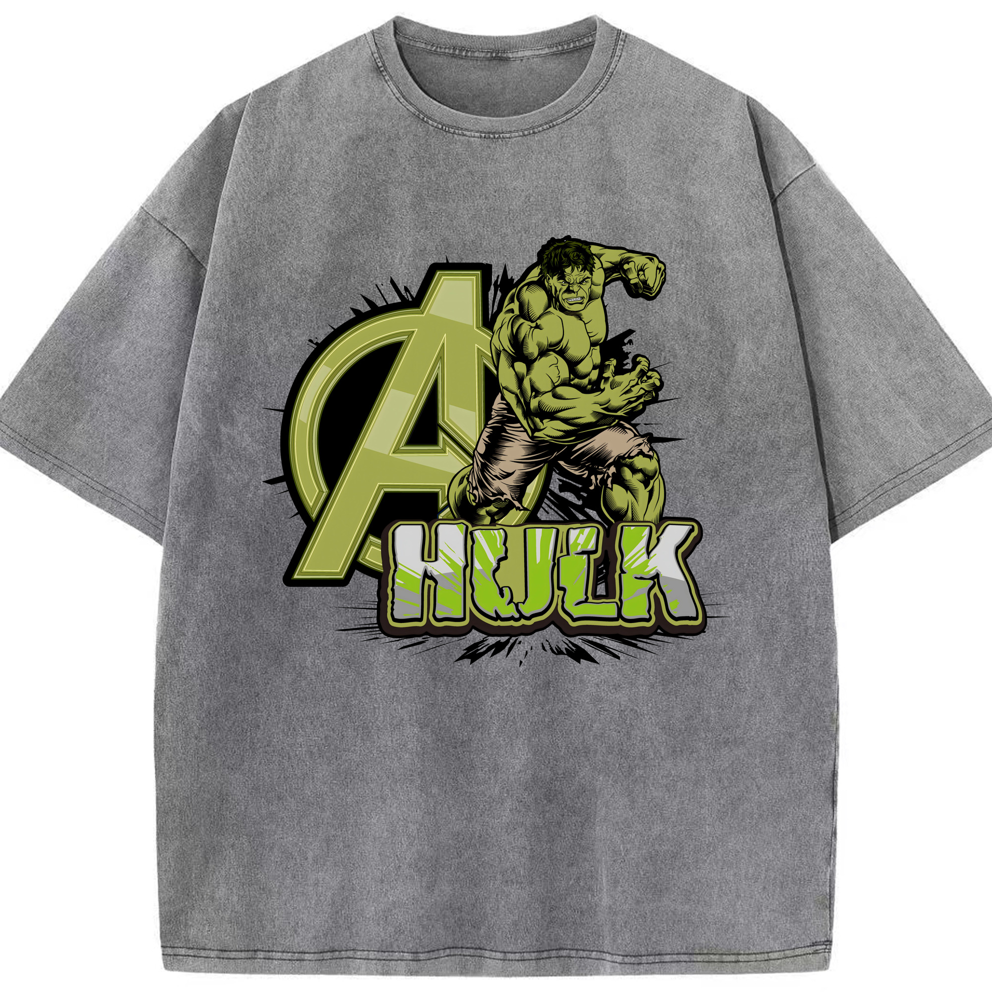 （画像用） アベンジャーズ The Avengers 綿100% ヴィンテージ風 半袖Tシャツ（フロントプリント）