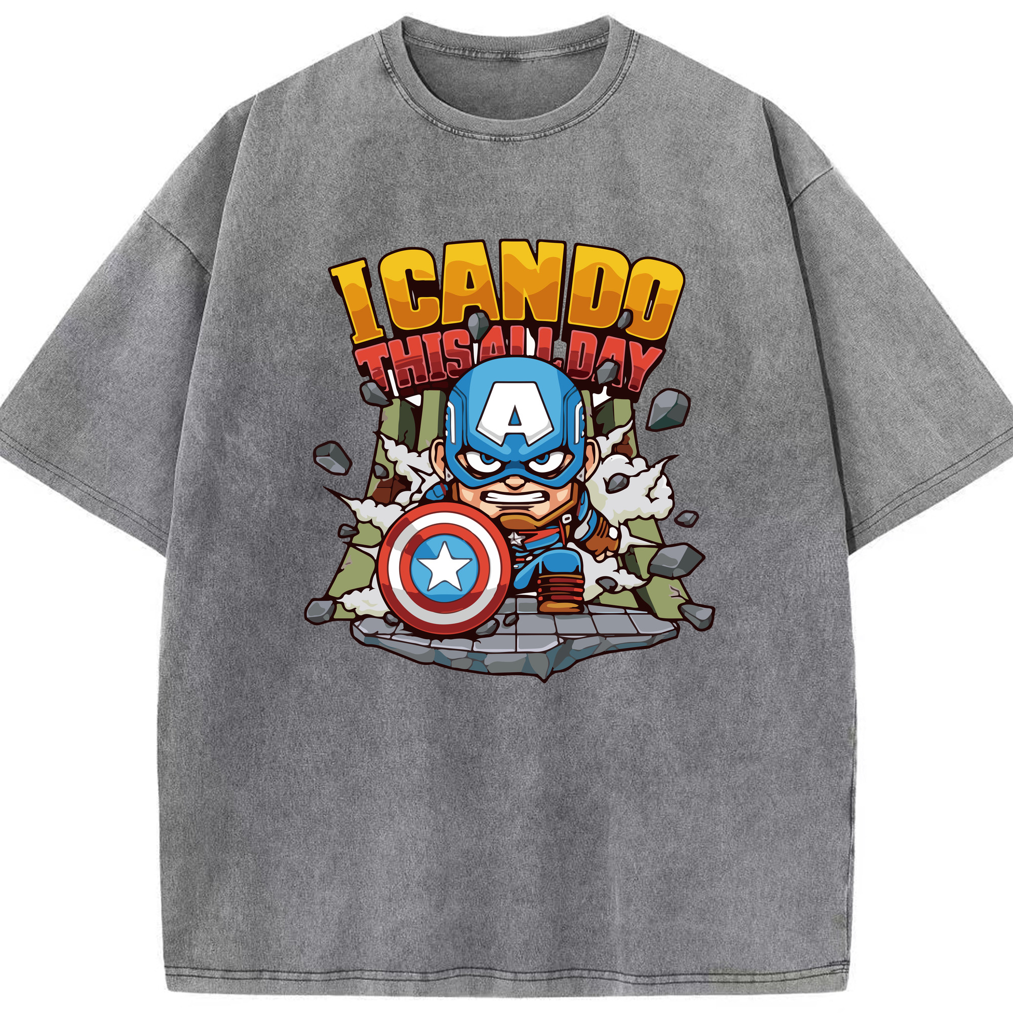 （画像用） アベンジャーズ The Avengers 綿100% ヴィンテージ風 半袖Tシャツ（フロントプリント）