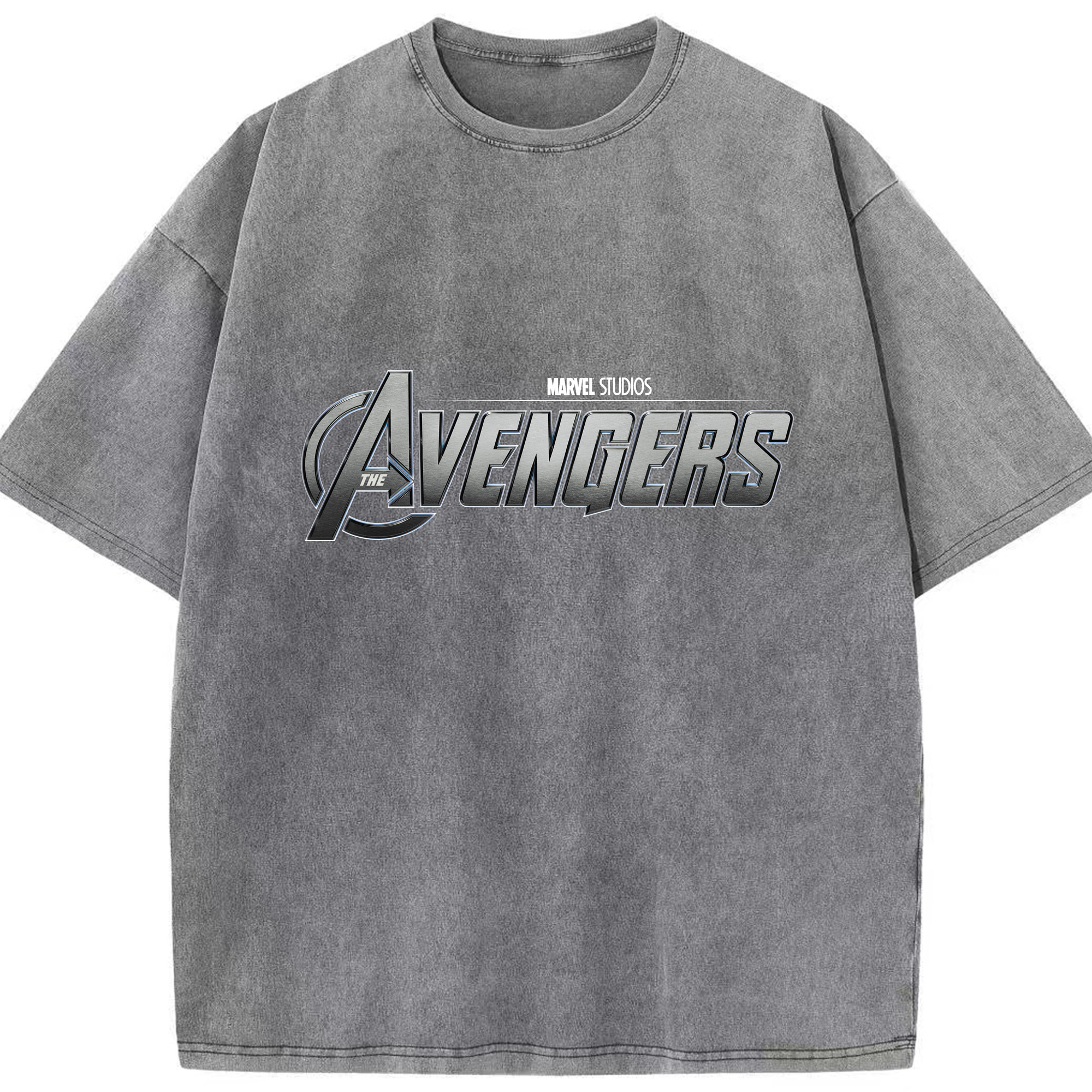 （画像用） アベンジャーズ The Avengers 綿100% ヴィンテージ風 半袖Tシャツ（フロントプリント）