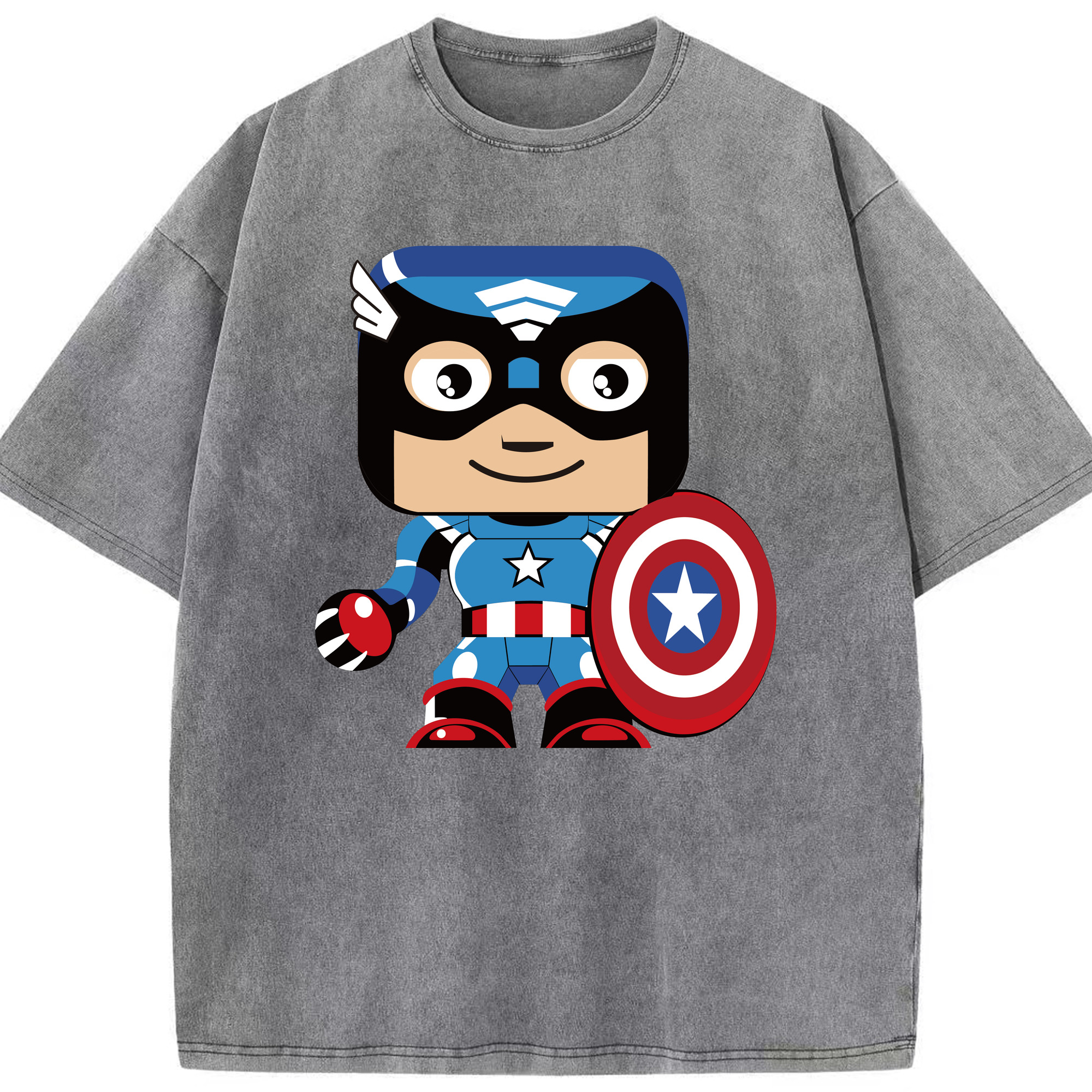 （画像用） アベンジャーズ The Avengers 綿100% ヴィンテージ風 半袖Tシャツ（フロントプリント）