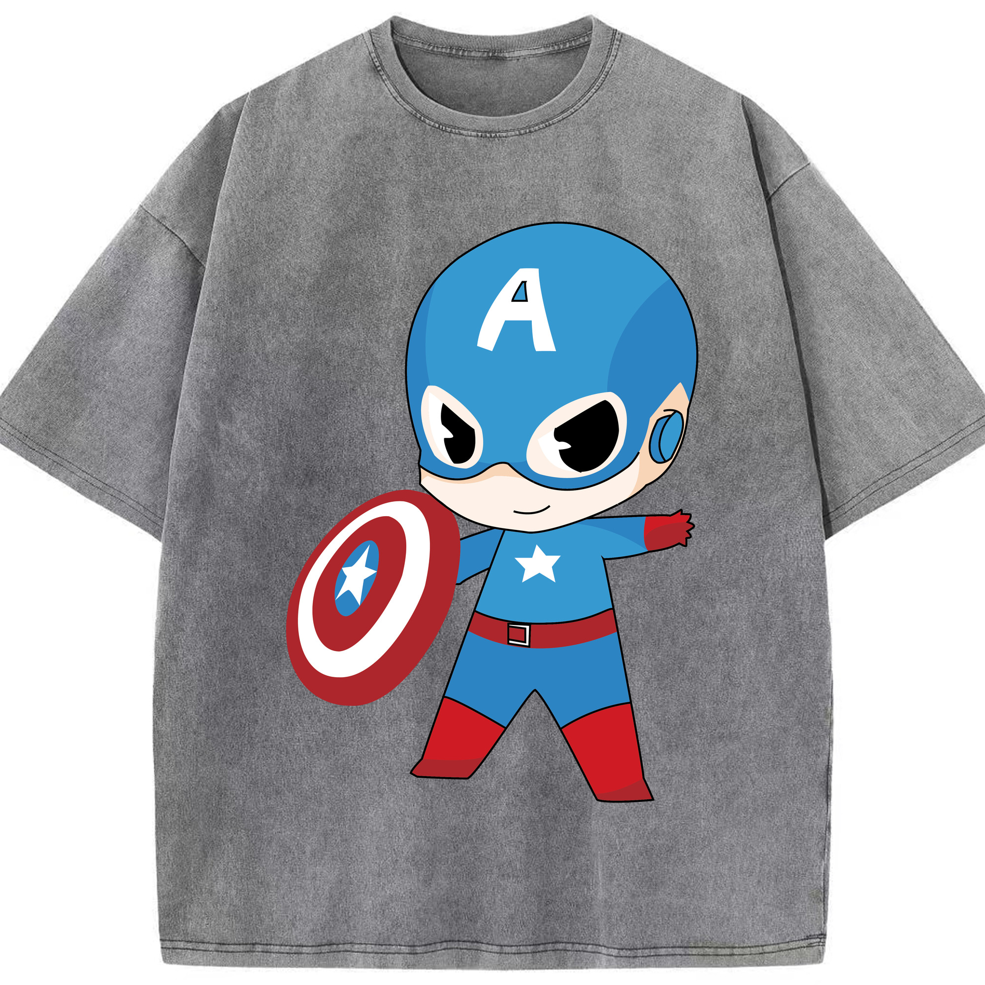 （画像用） アベンジャーズ The Avengers 綿100% ヴィンテージ風 半袖Tシャツ（フロントプリント）