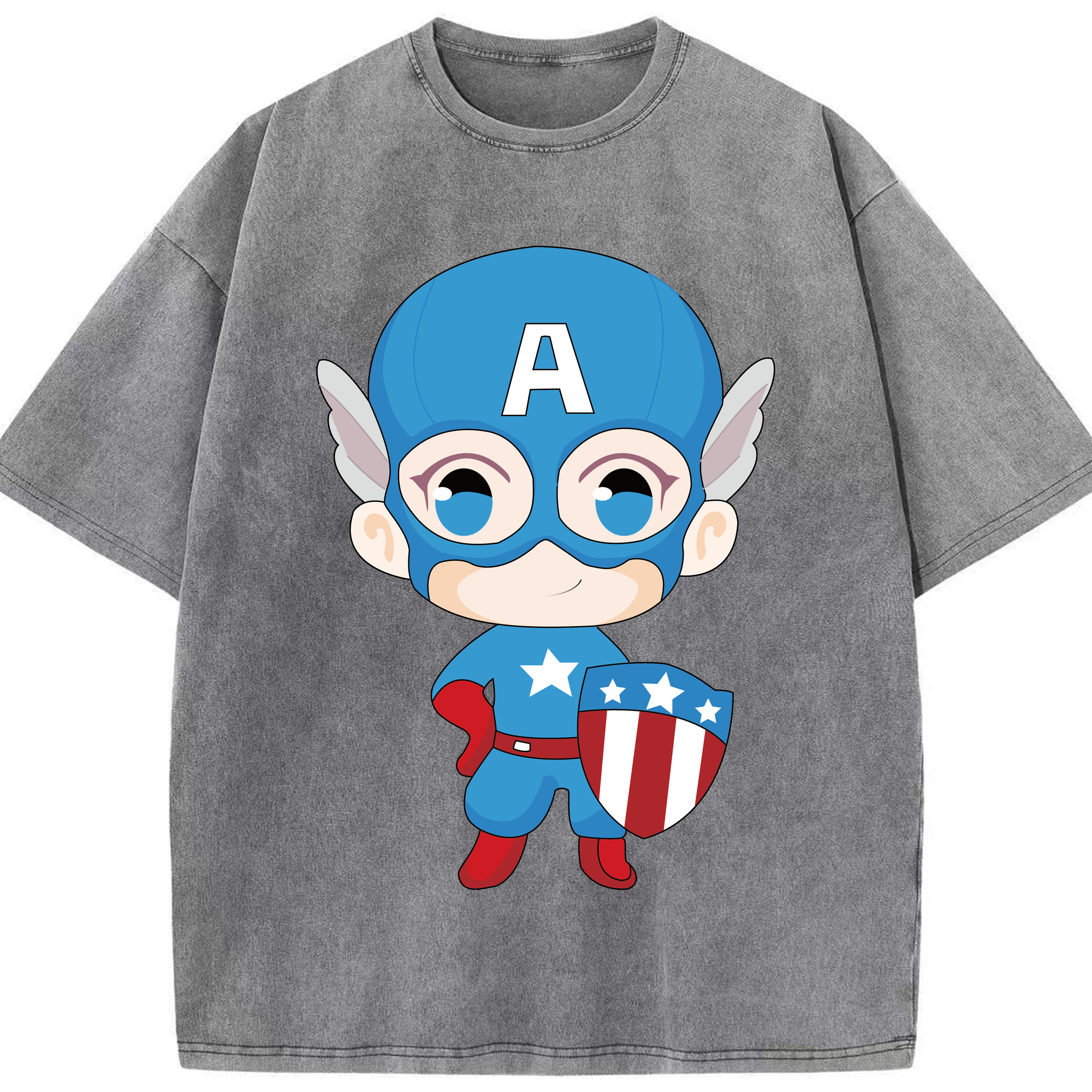 （画像用） アベンジャーズ The Avengers 綿100% ヴィンテージ風 半袖Tシャツ（フロントプリント）