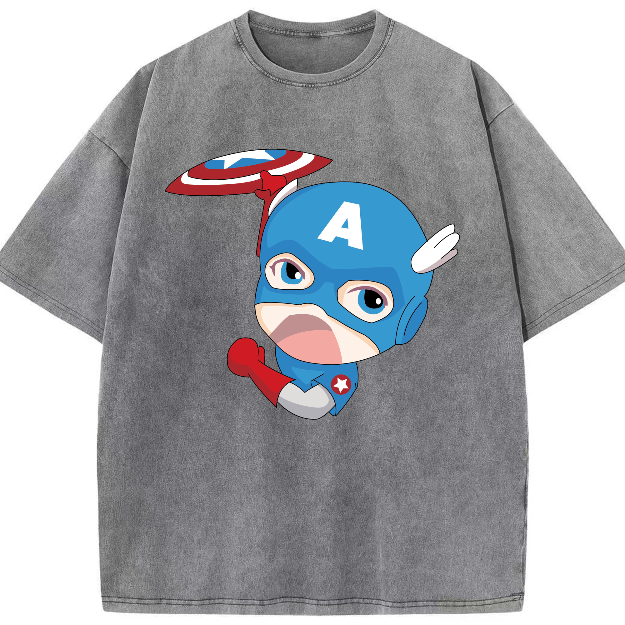 （画像用） アベンジャーズ The Avengers 綿100% ヴィンテージ風 半袖Tシャツ（フロントプリント）