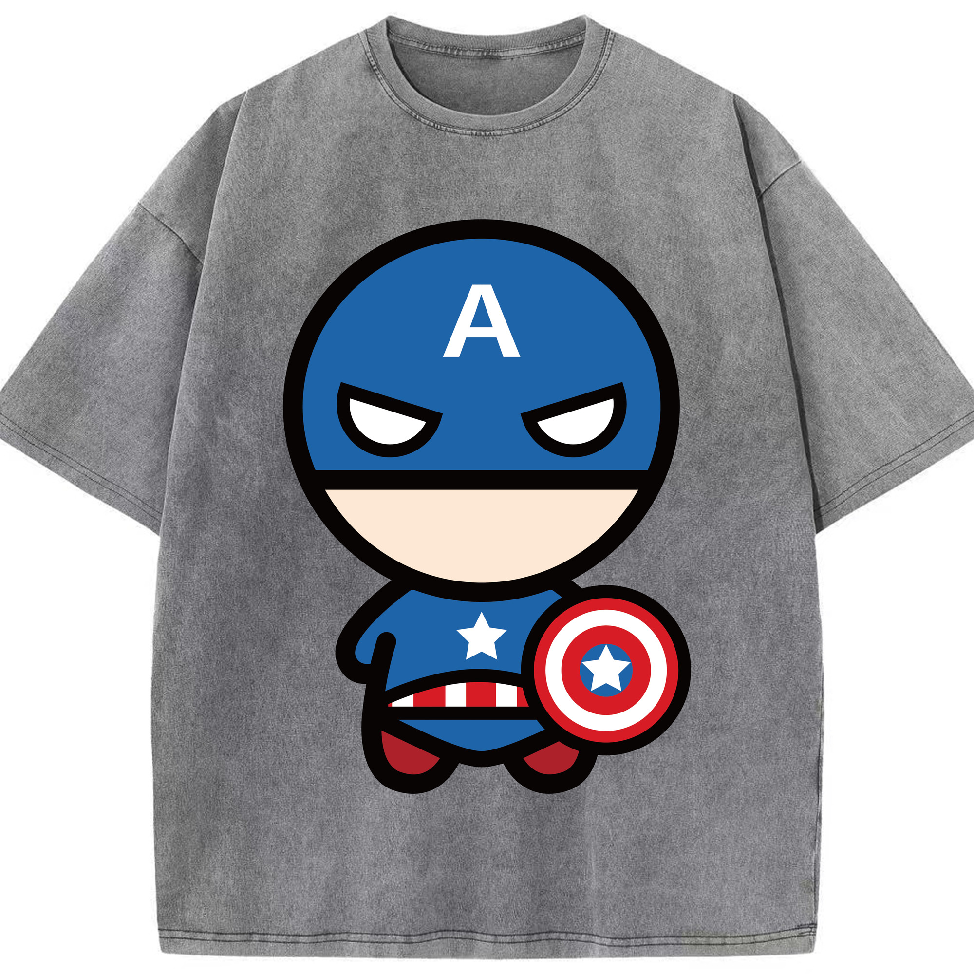 （画像用） アベンジャーズ The Avengers 綿100% ヴィンテージ風 半袖Tシャツ（フロントプリント）