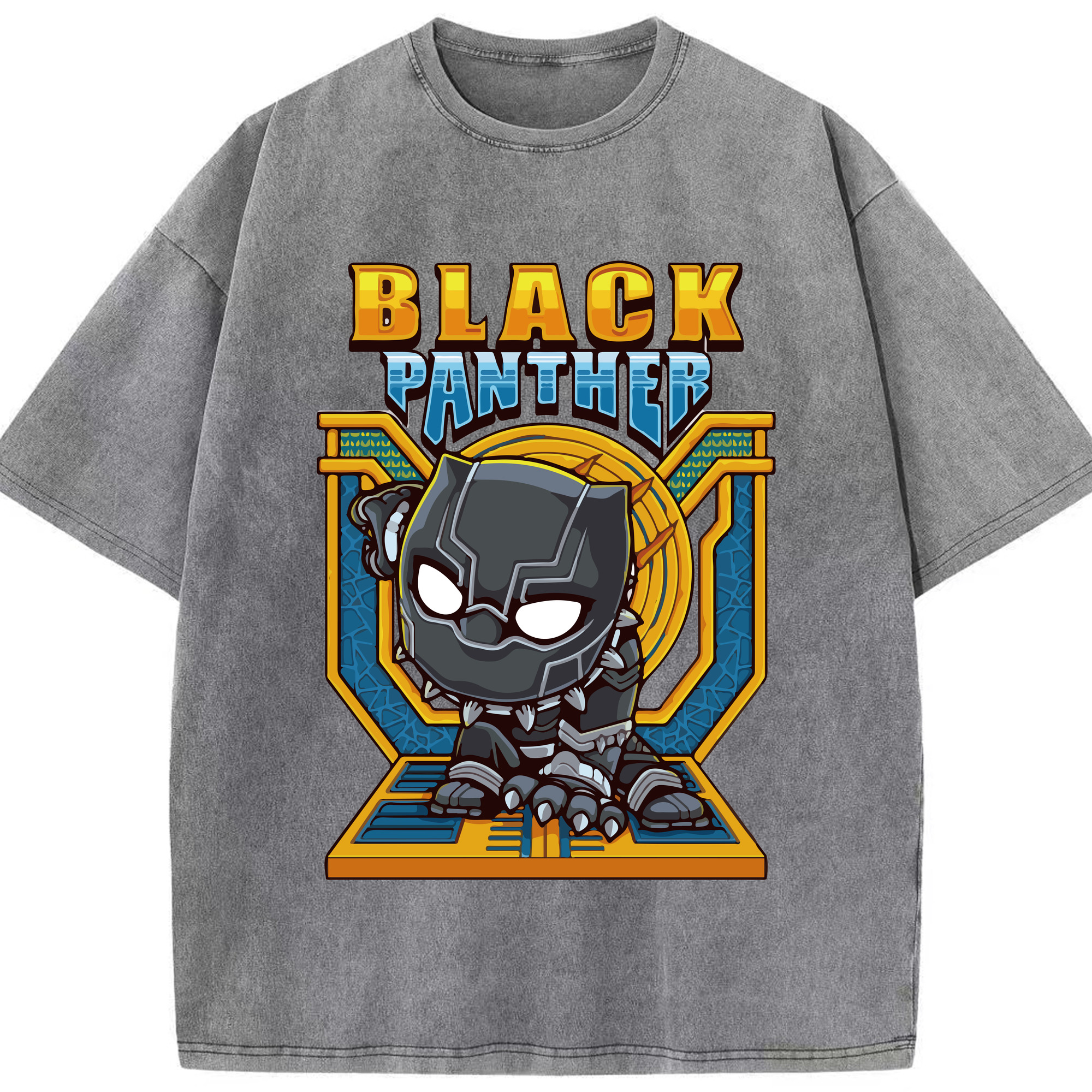 （画像用） アベンジャーズ The Avengers 綿100% ヴィンテージ風 半袖Tシャツ（フロントプリント）