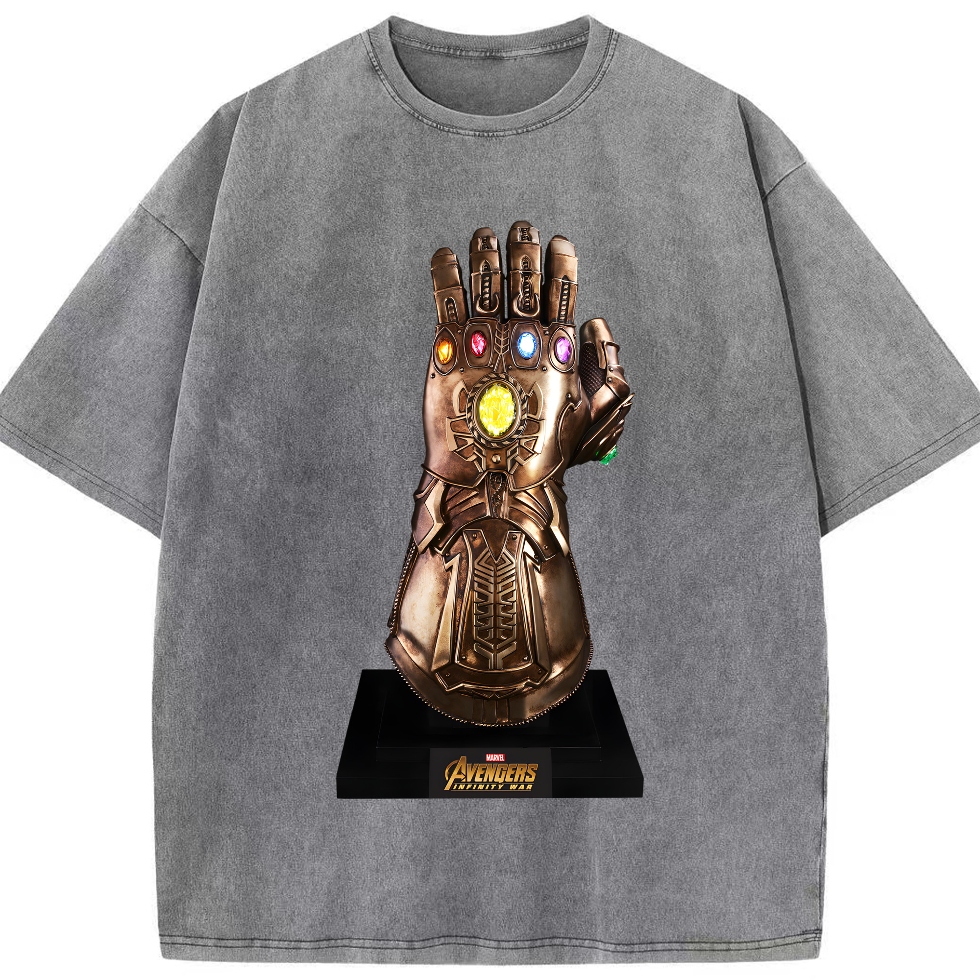 （画像用） アベンジャーズ The Avengers 綿100% ヴィンテージ風 半袖Tシャツ（フロントプリント）
