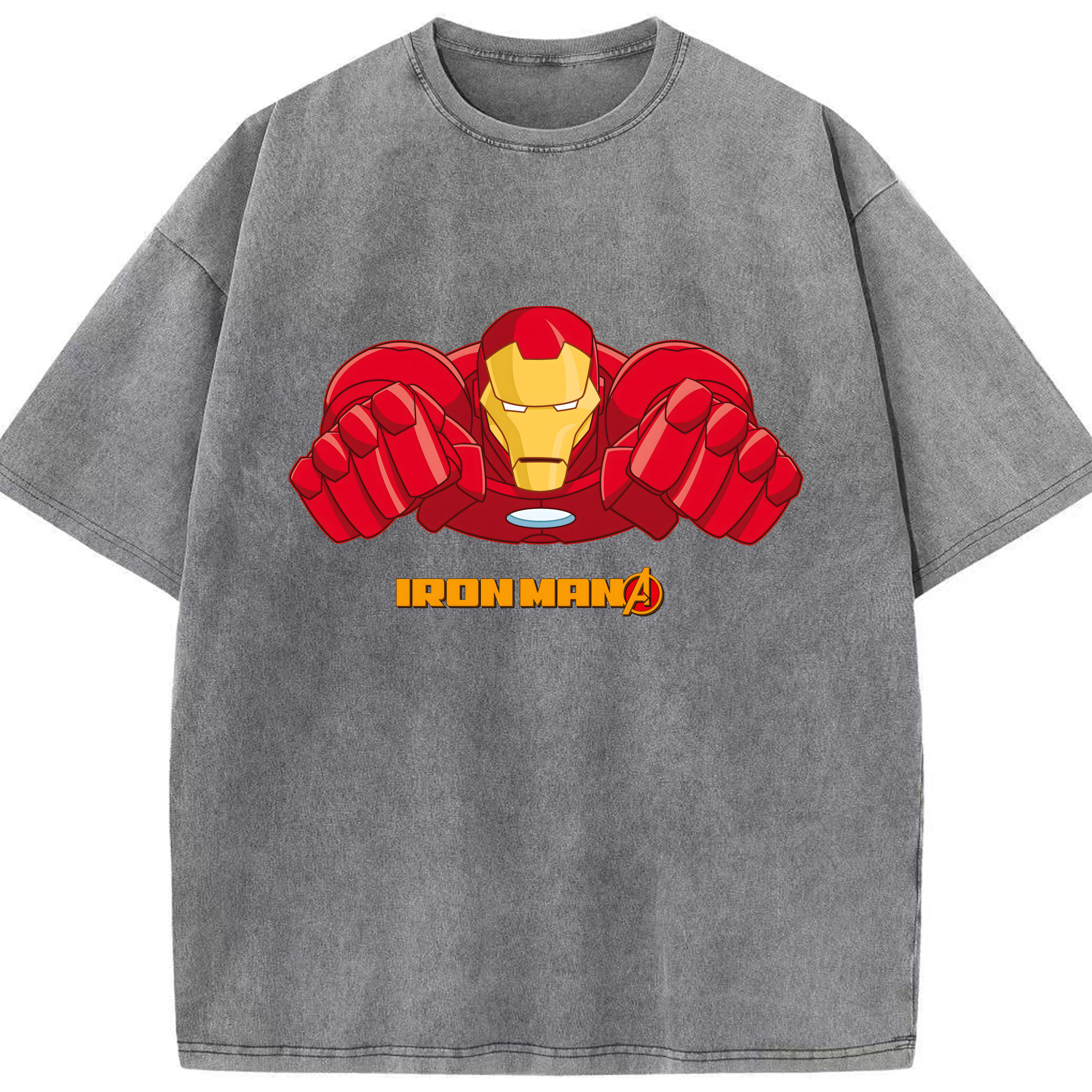 （画像用） アベンジャーズ The Avengers 綿100% ヴィンテージ風 半袖Tシャツ（フロントプリント）