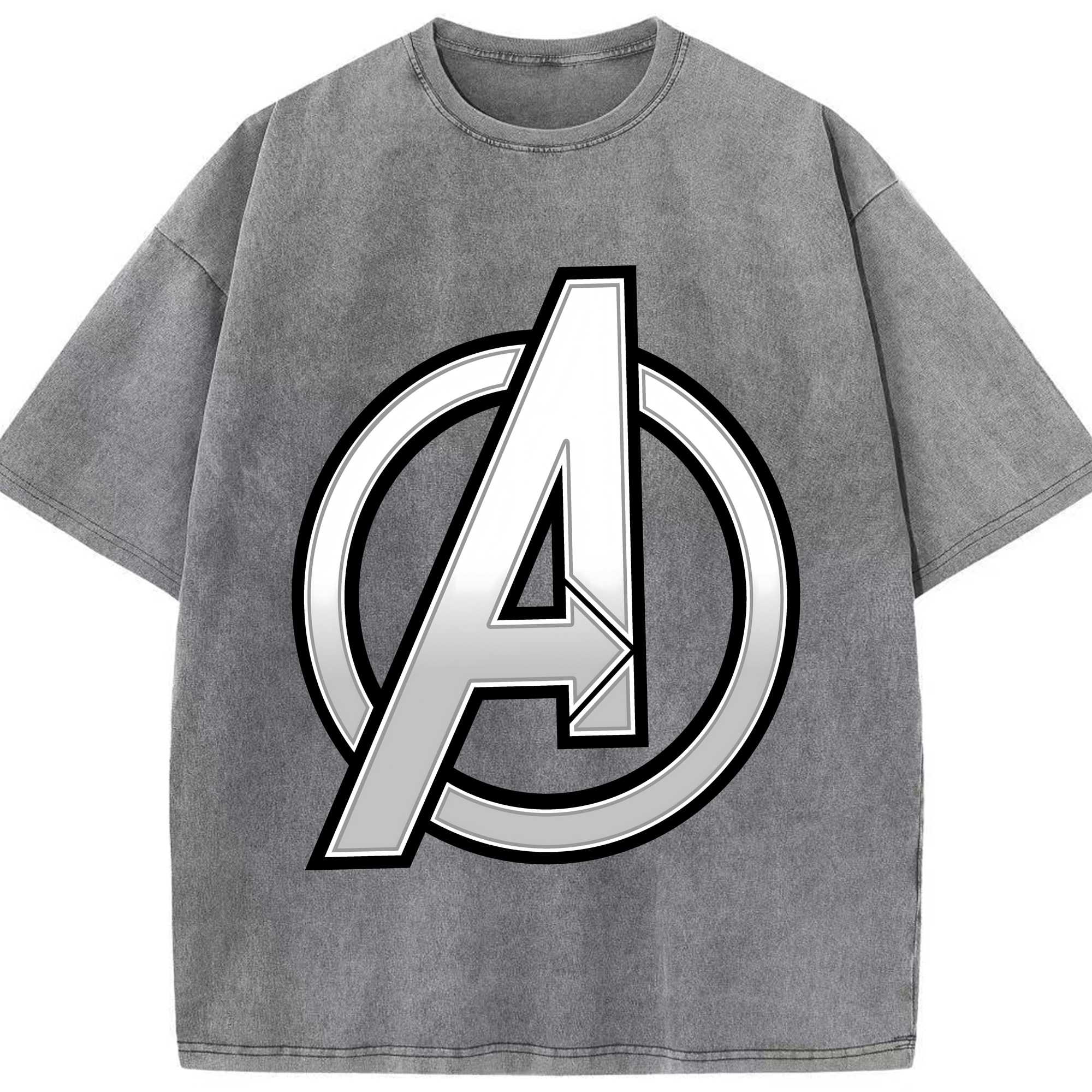 アベンジャーズ The Avengers 綿100% ヴィンテージ風 半袖Tシャツ（フロントプリント）
