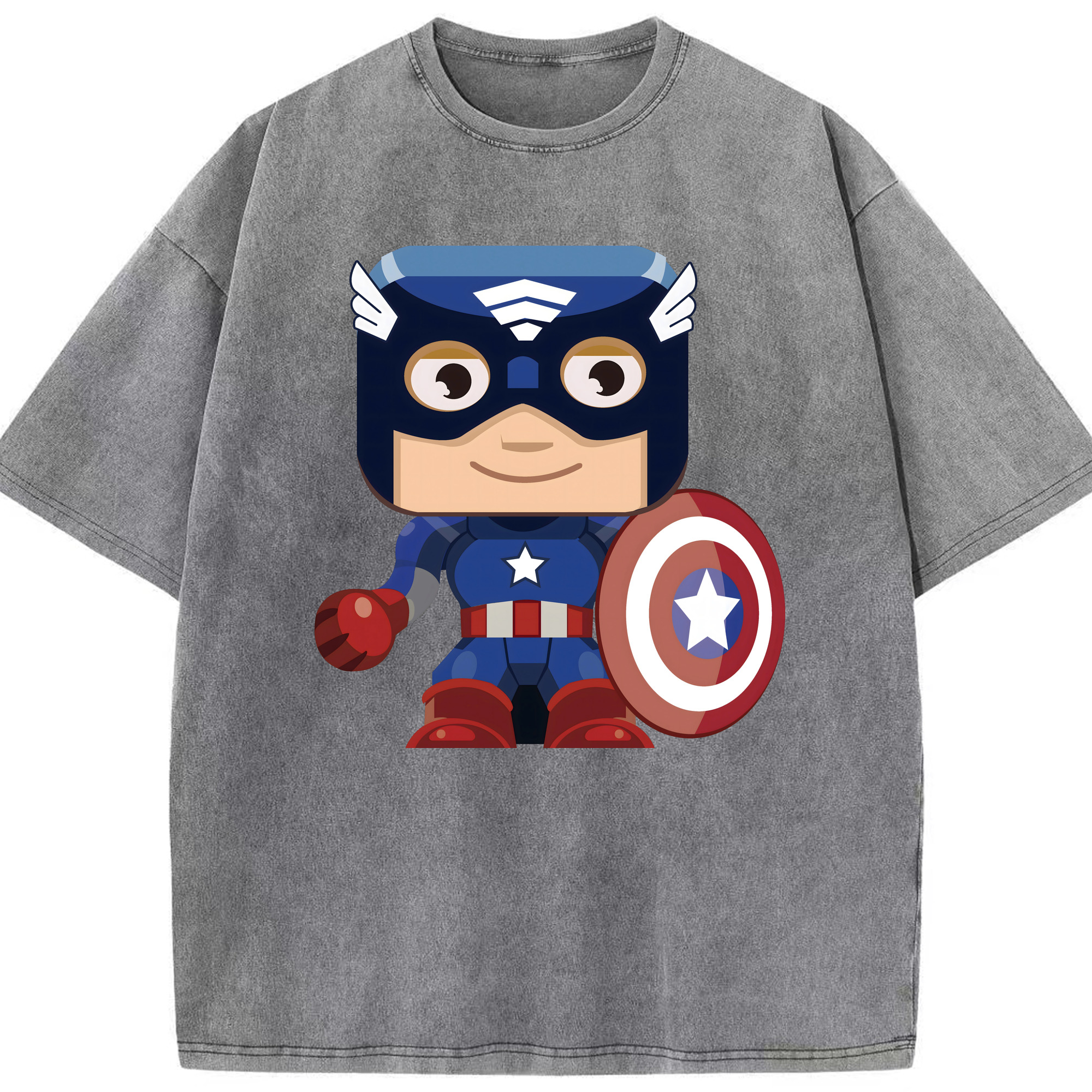（画像用） アベンジャーズ The Avengers 綿100% ヴィンテージ風 半袖Tシャツ（フロントプリント）