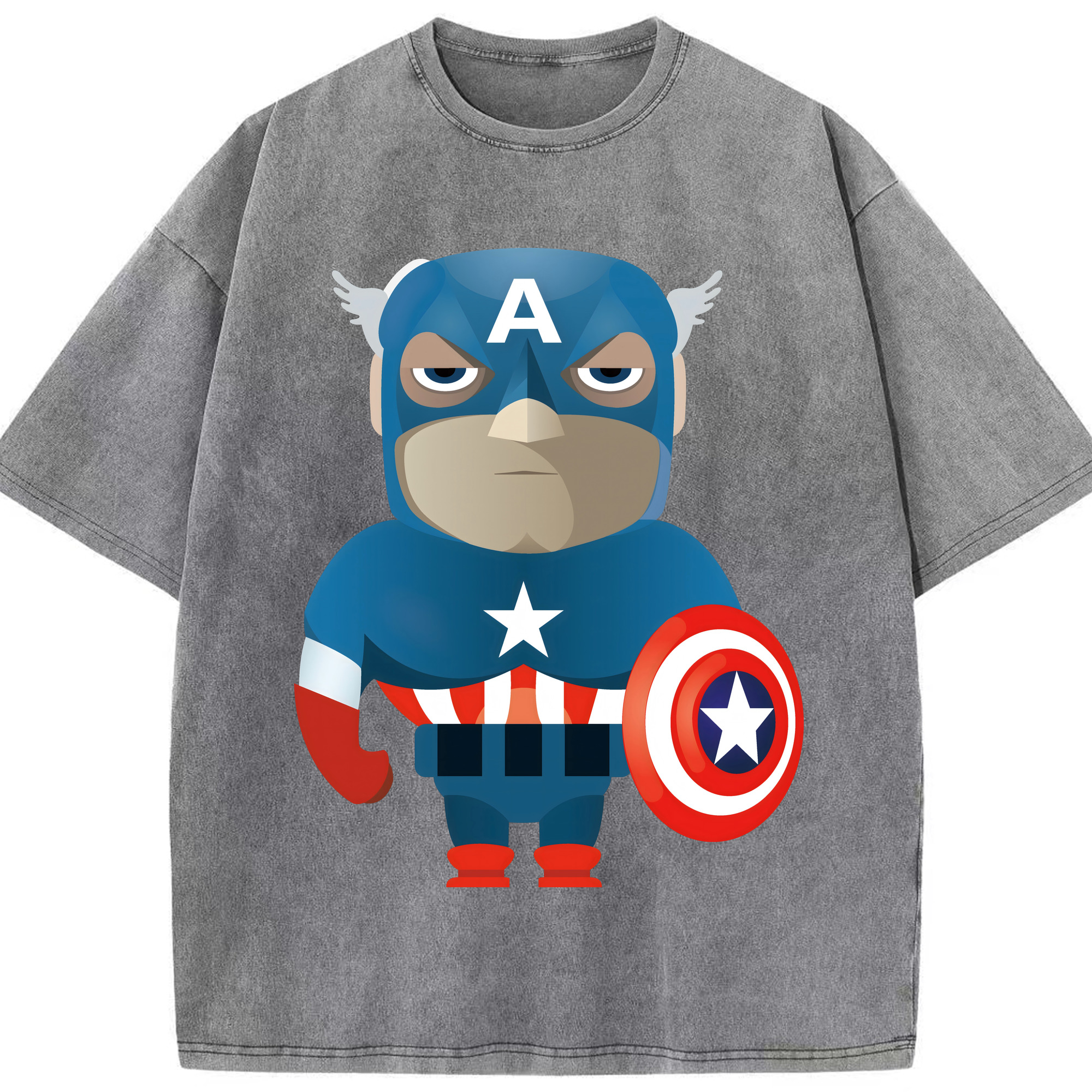 （画像用） アベンジャーズ The Avengers 綿100% ヴィンテージ風 半袖Tシャツ（フロントプリント）