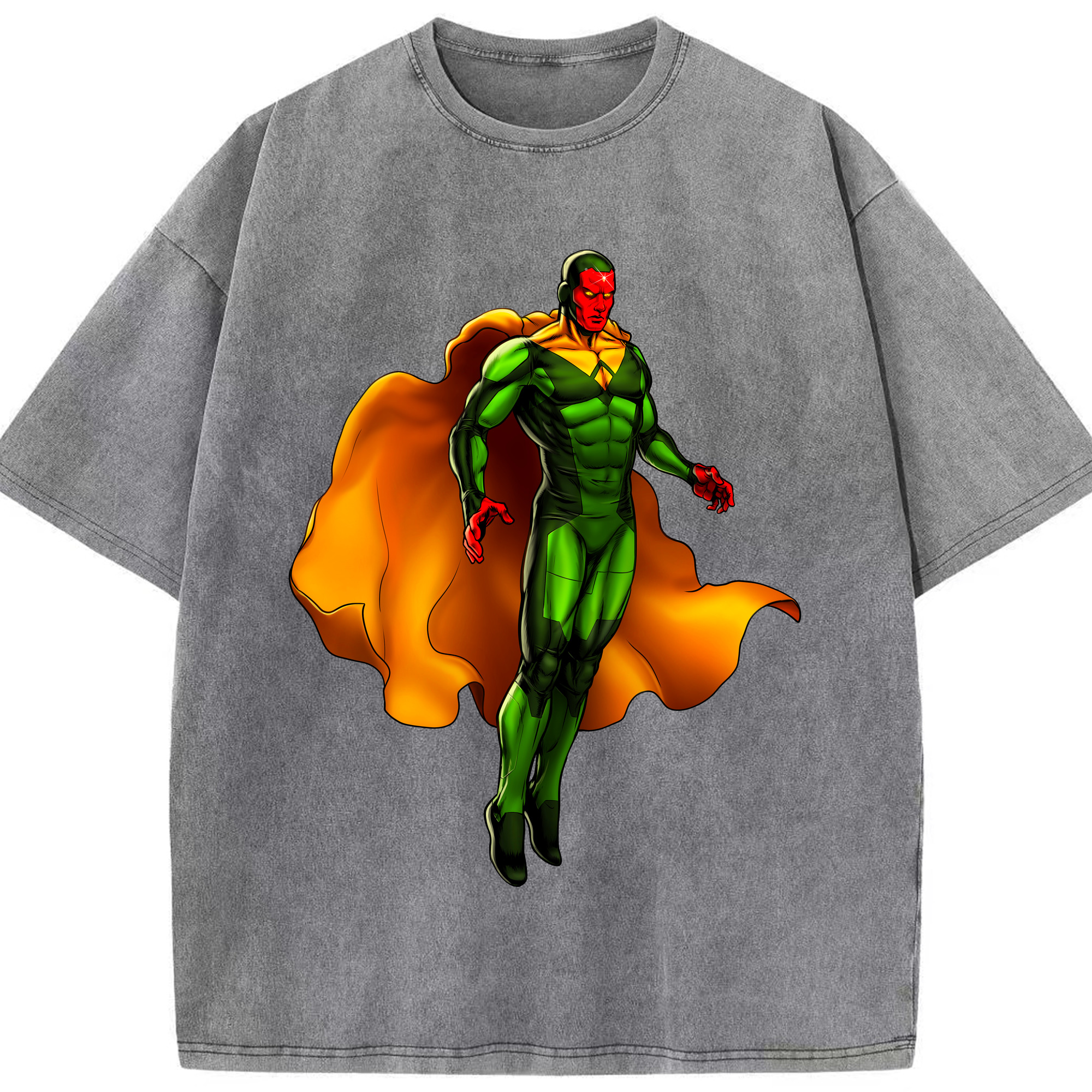 （画像用） アベンジャーズ The Avengers 綿100% ヴィンテージ風 半袖Tシャツ（フロントプリント）